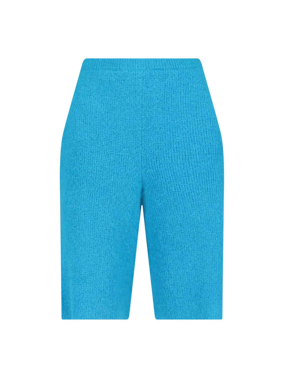 Shop Jw Anderson Knitted Shorts In Light Blue