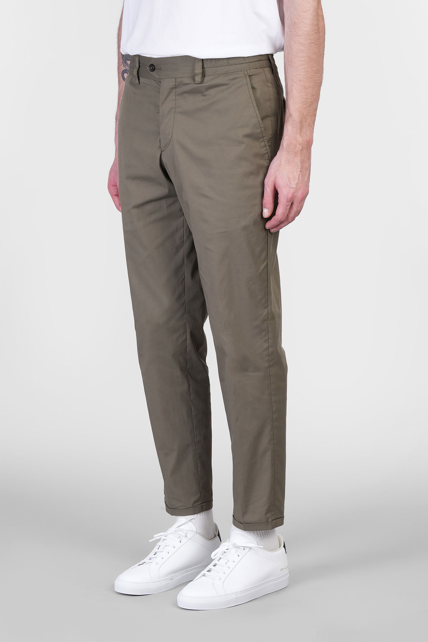 Pt Torino Vd05 Pants In Green Cotton