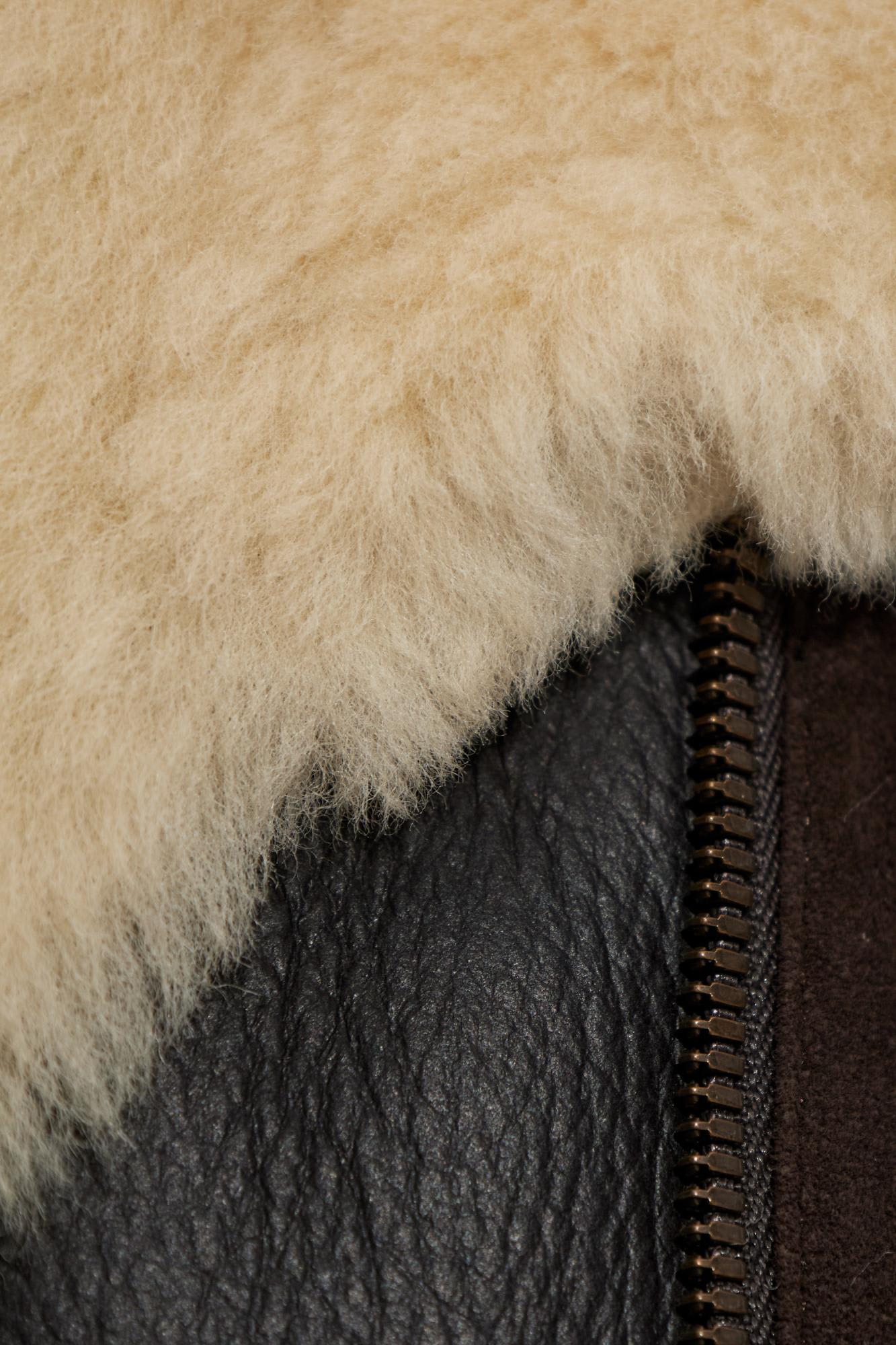 Jw Anderson Sheepskin Coat With Pockets In Black