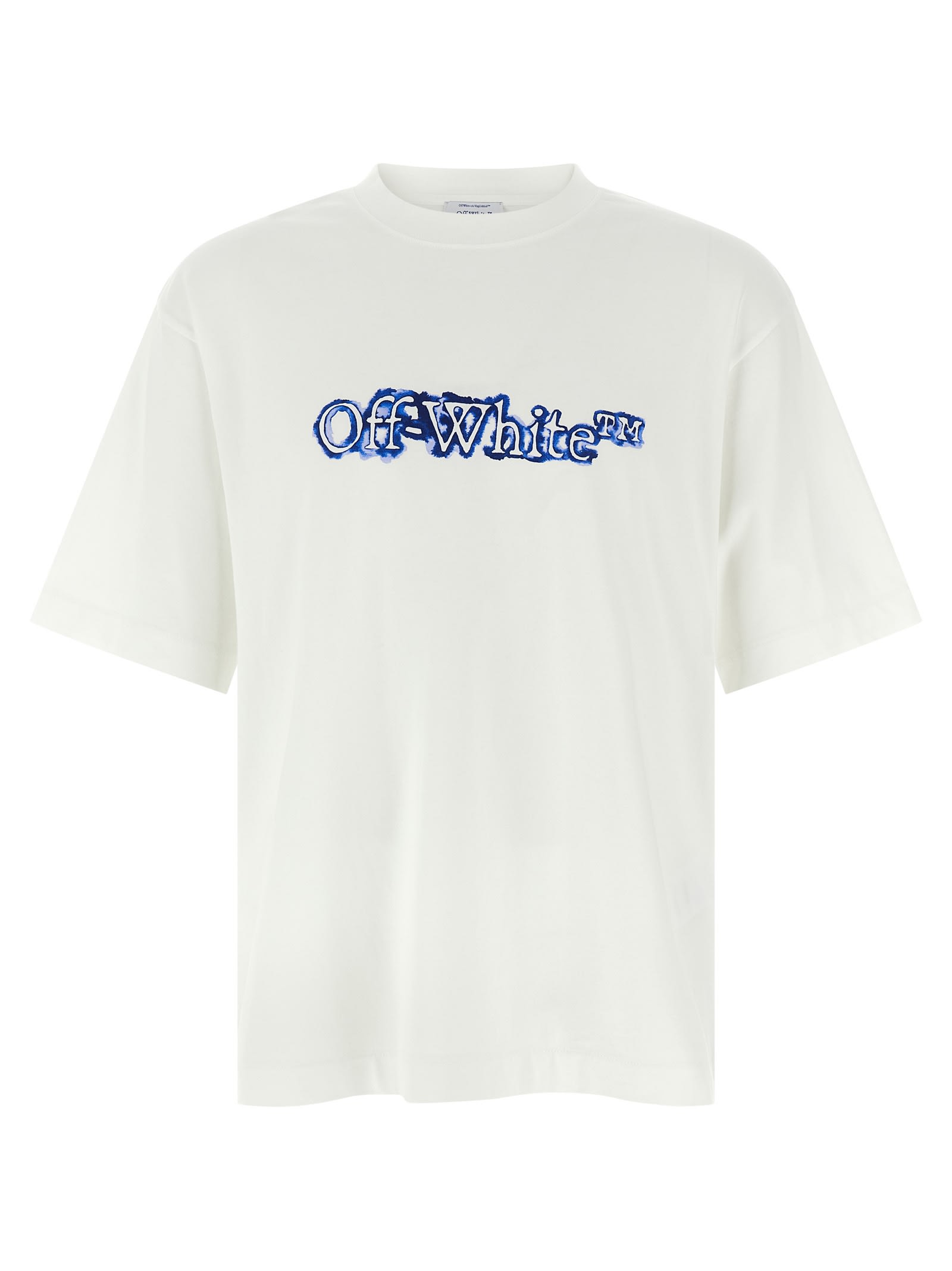Off-white Cloudy Arrow Skate T-shirt In White