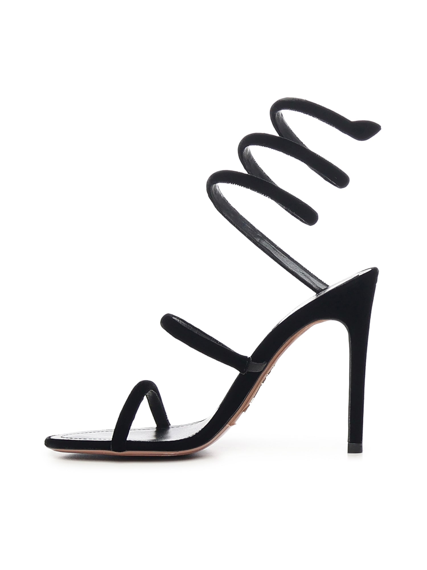 René Caovilla Cleo 105 Sandals In Black