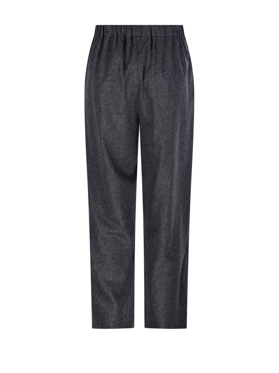 MAX MARA THE CUBE FLORIA DRAWSTRING WIDE LEG PANTS 