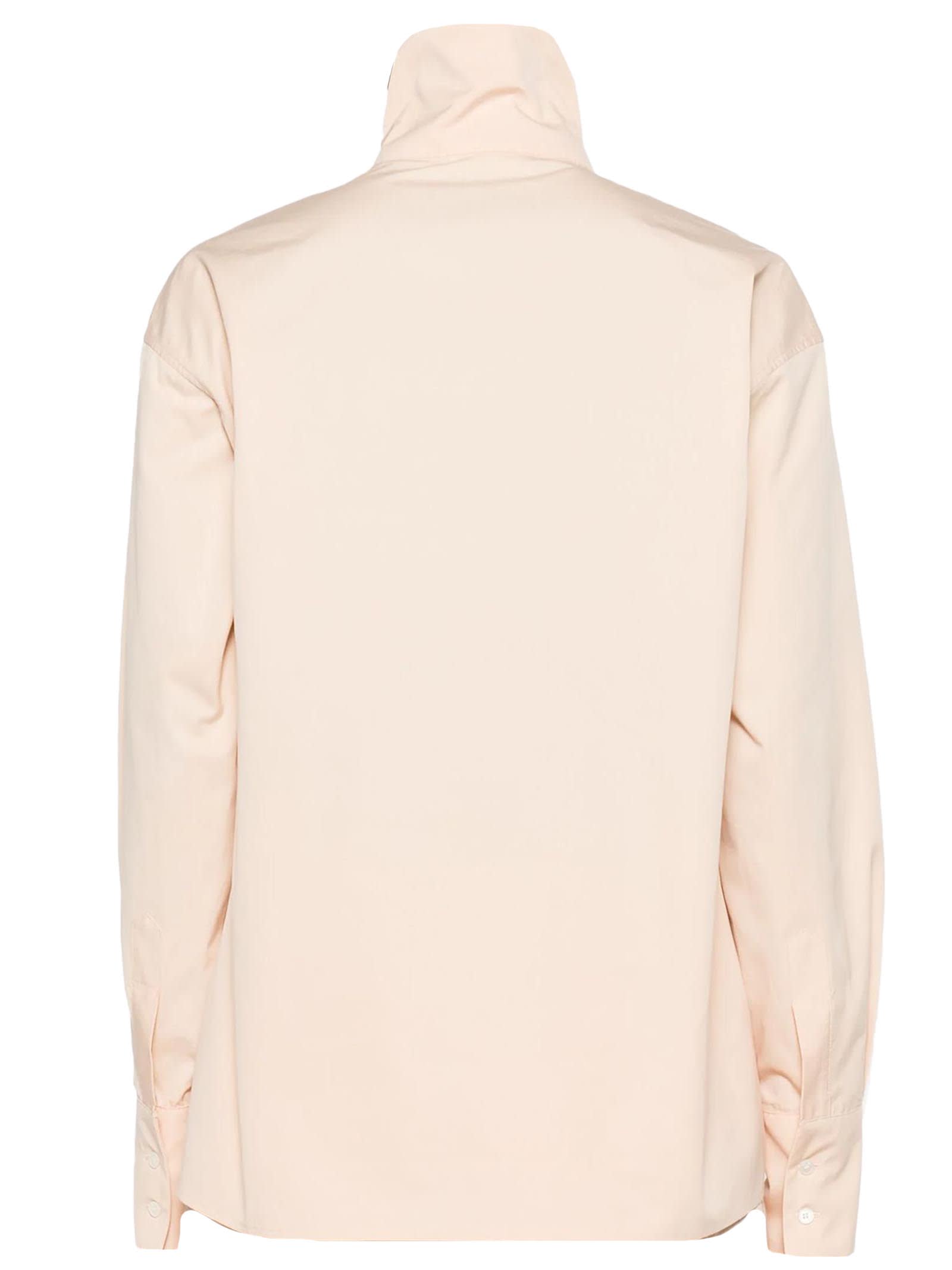 Shop Fabiana Filippi Pink Cotton Shirt