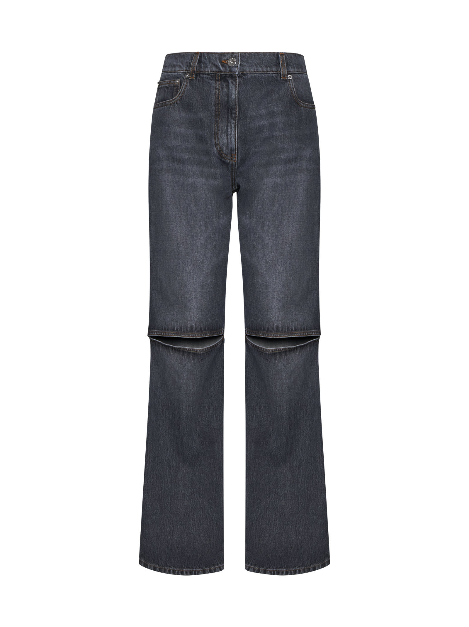 Shop Jw Anderson Jeans In Grey
