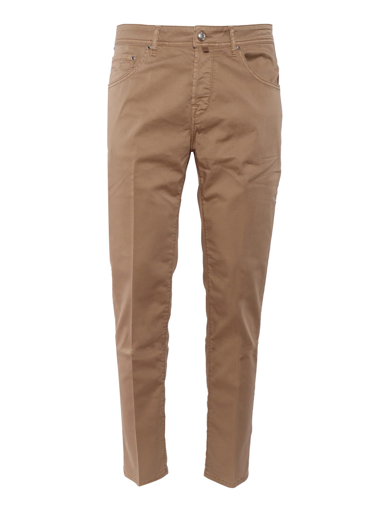 Cropped Slim Fit 5 Pocket Pants