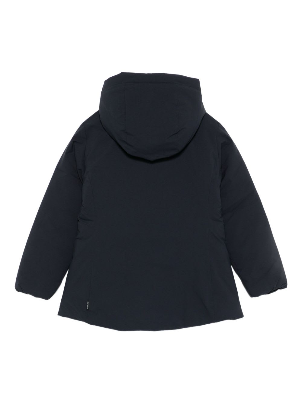 Save The Duck Hooded Padded Coat In Blue