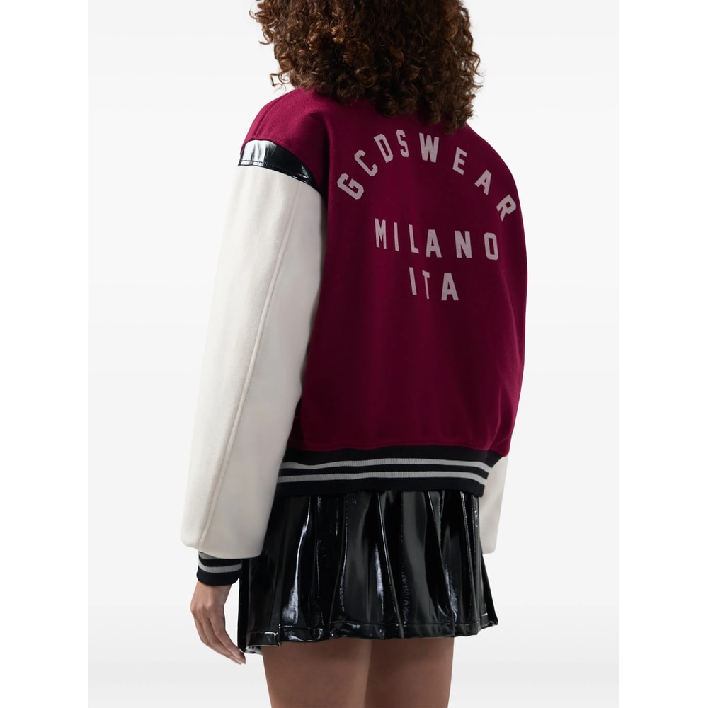 Gcds Patch-motif Bomber Jacket In Multi