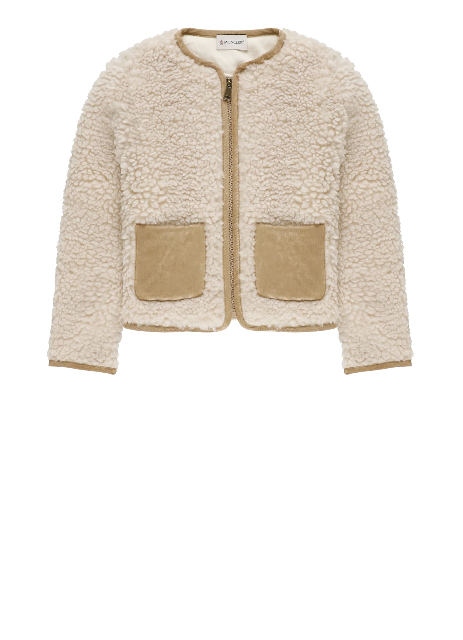 Moncler Boucle Sweatshirt In Gold