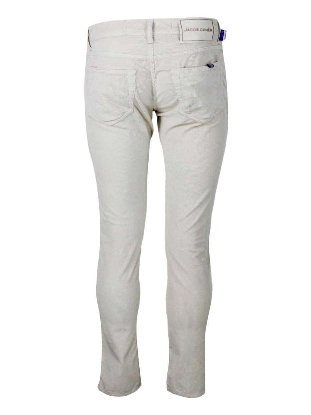 Shop Jacob Cohen Pants In Cream