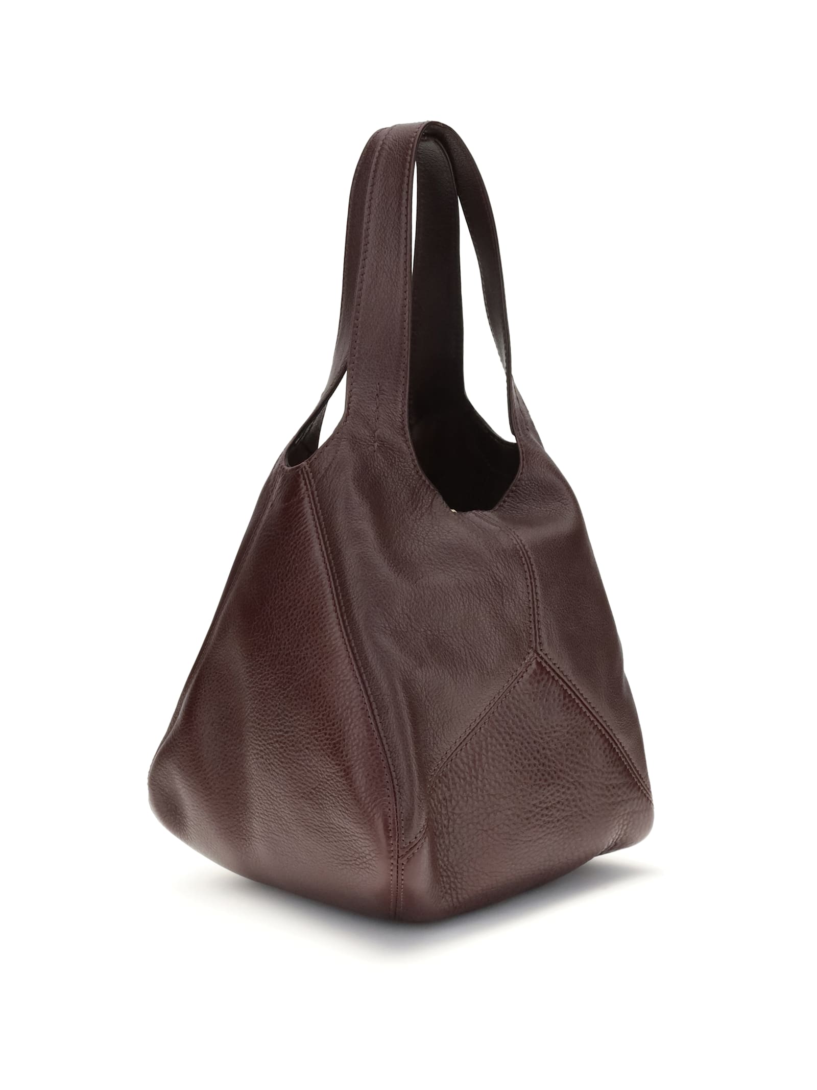 Chloé Small Balloon Shoulder Bag In Brown