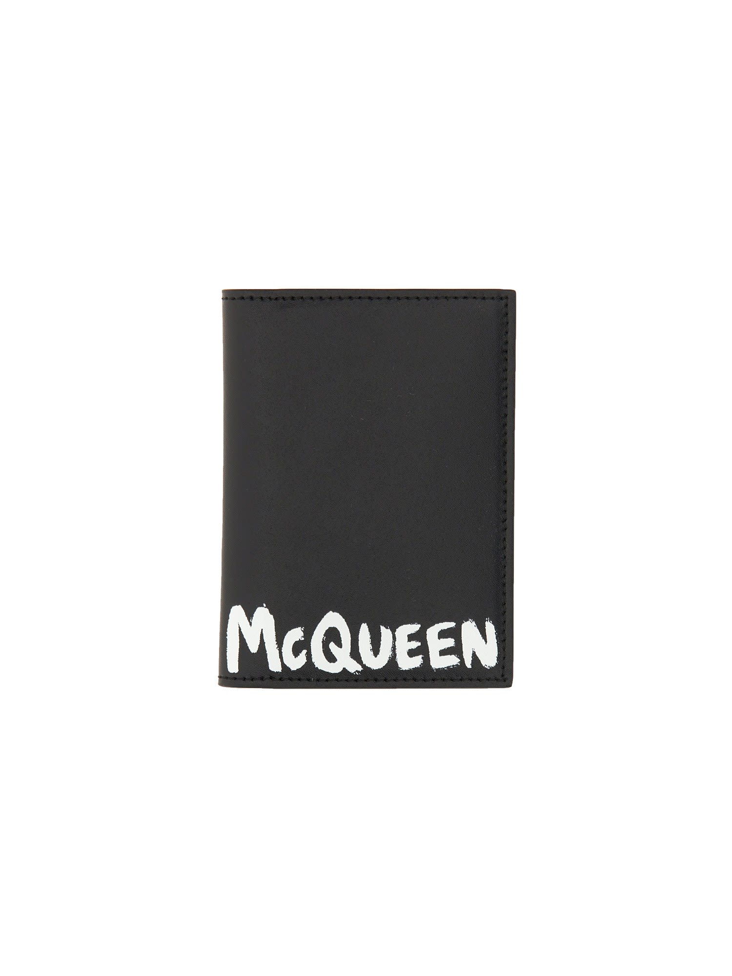 Alexander McQueen Graffiti Logo Wallet