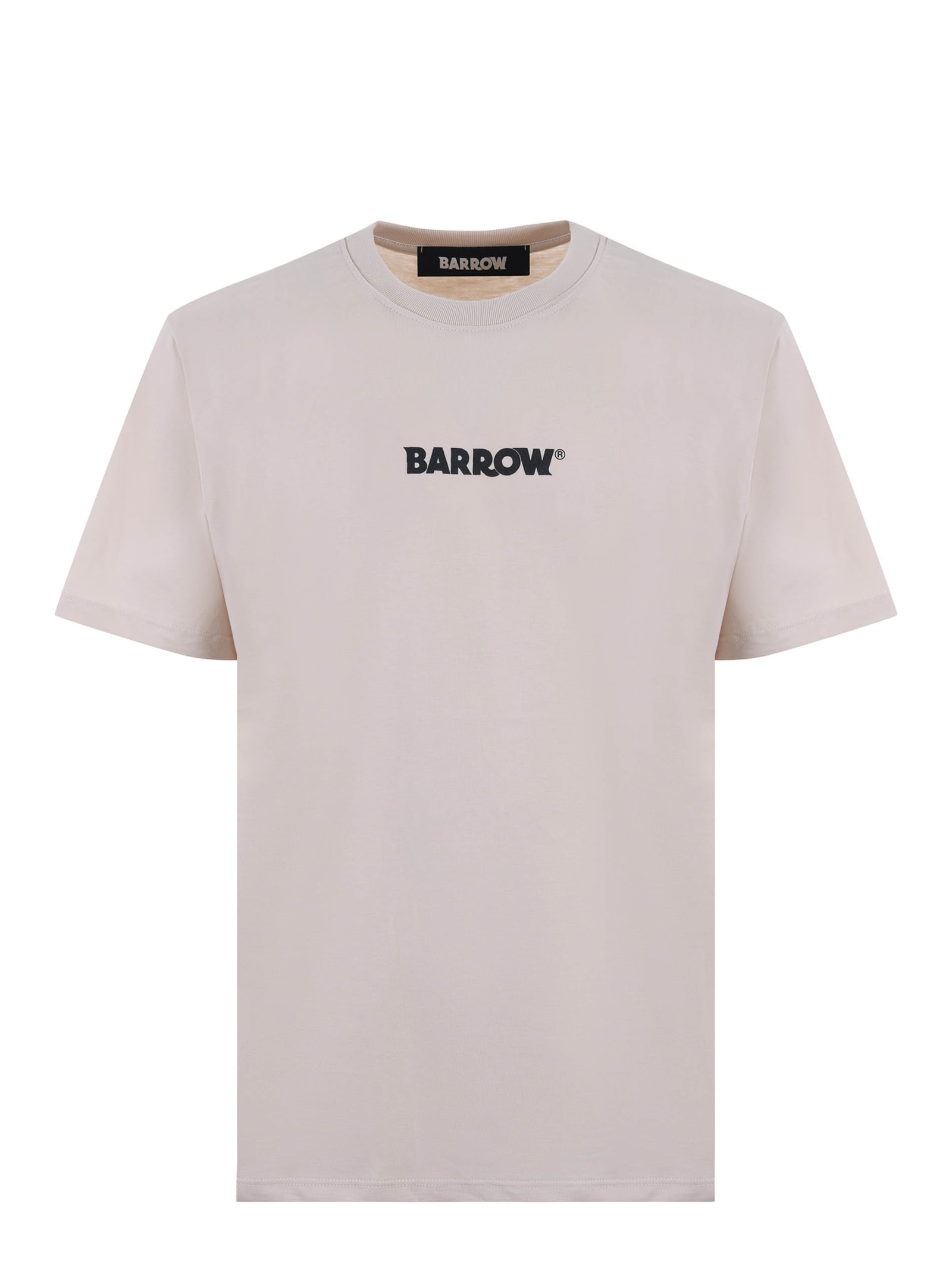 Shop Barrow T-shirt  In Cotone Disponibile Store Scafati E Pompei In Sabbia