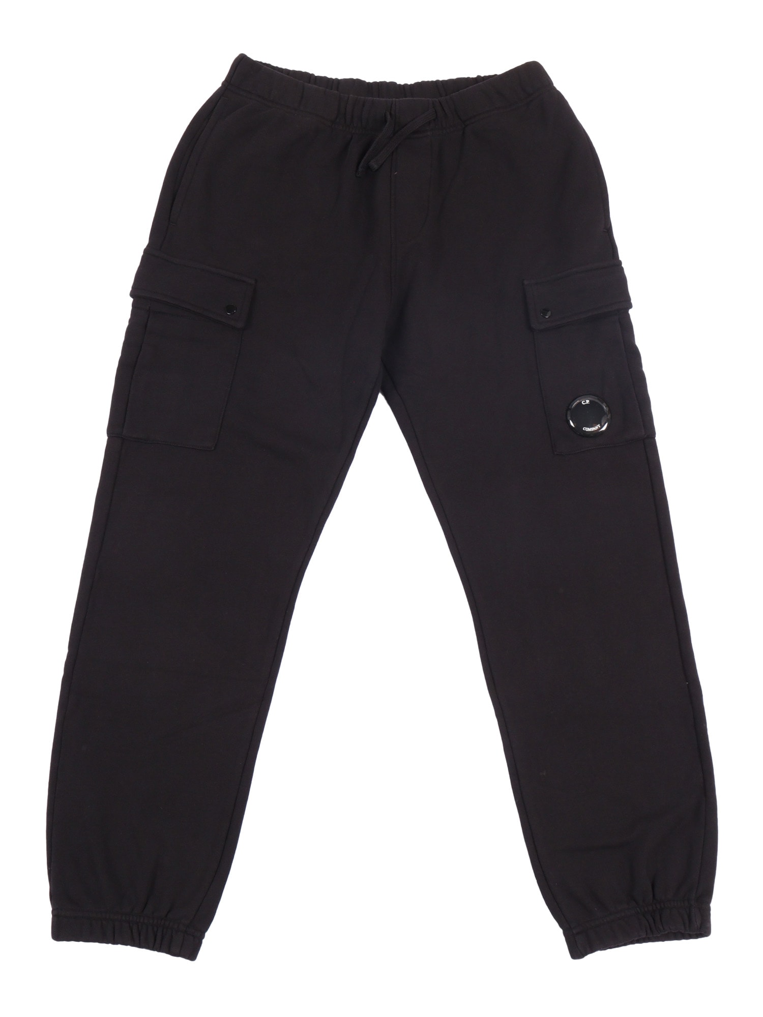 C.p. Company Undersixteen Long Pants In Black