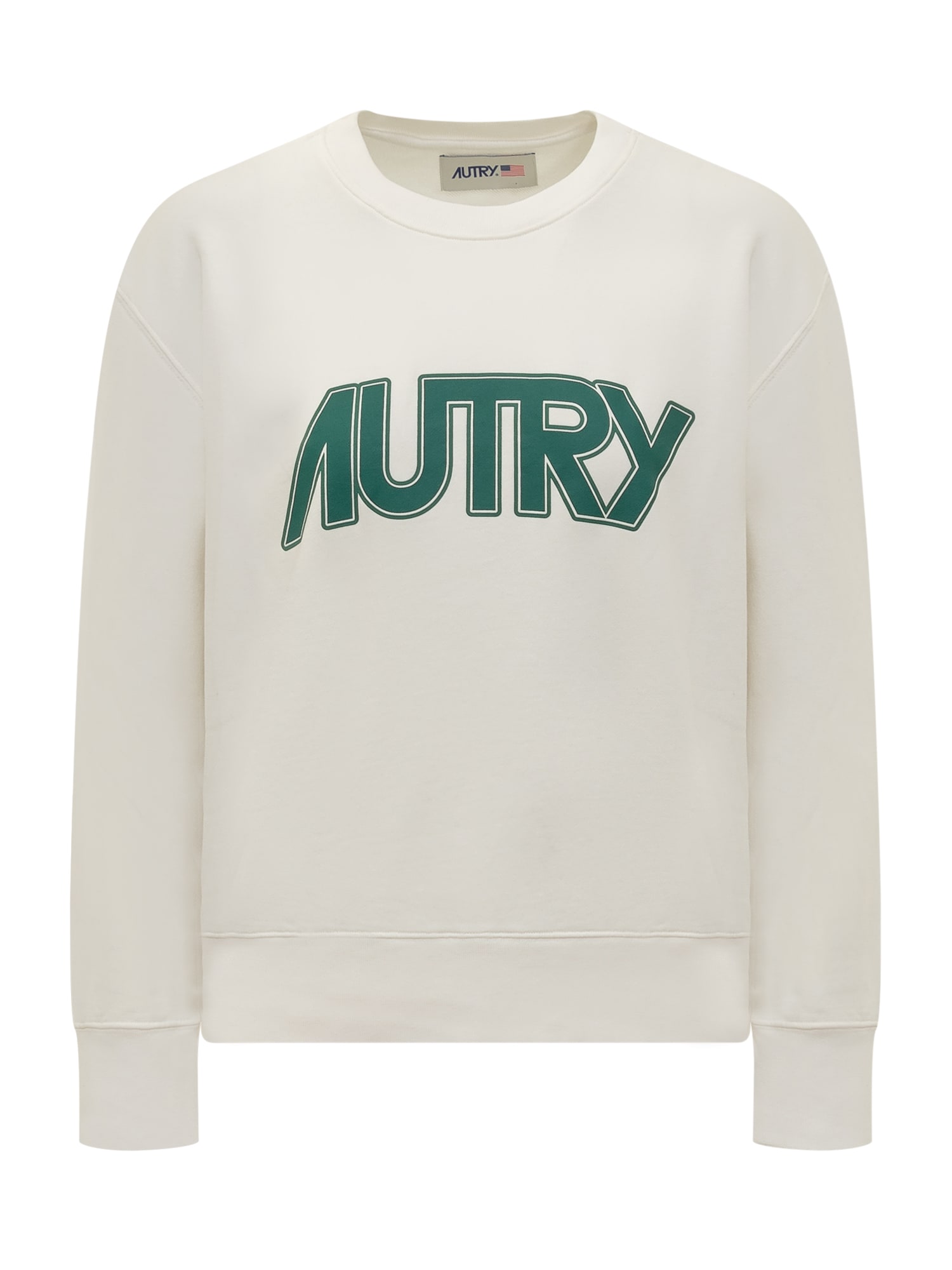Autry Sweatshirt With Logo In Ivory
