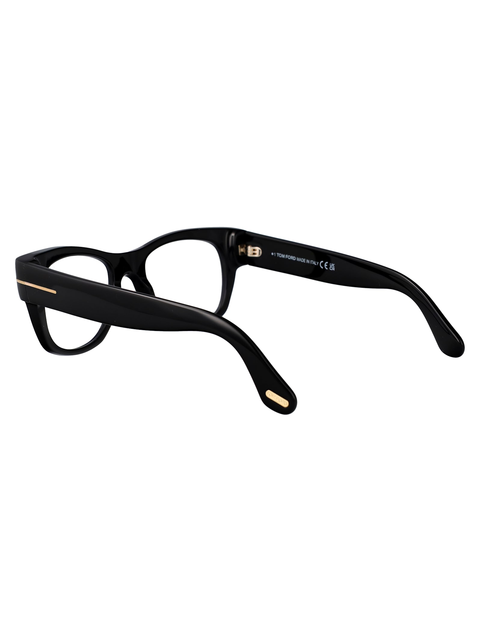 Tom Ford Ft5040-b Glasses In 001 Nero Lucido