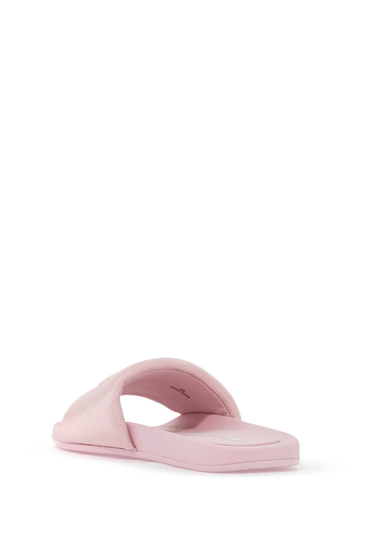 Shop Alexander Wang Slides With Branded Strap In Light Pink (pink)