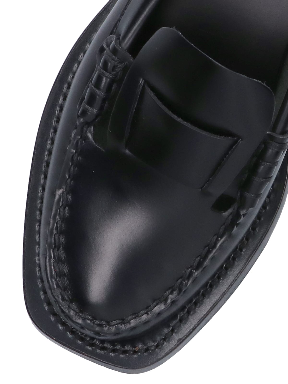 Shop Hereu Sineu Loafers In Black