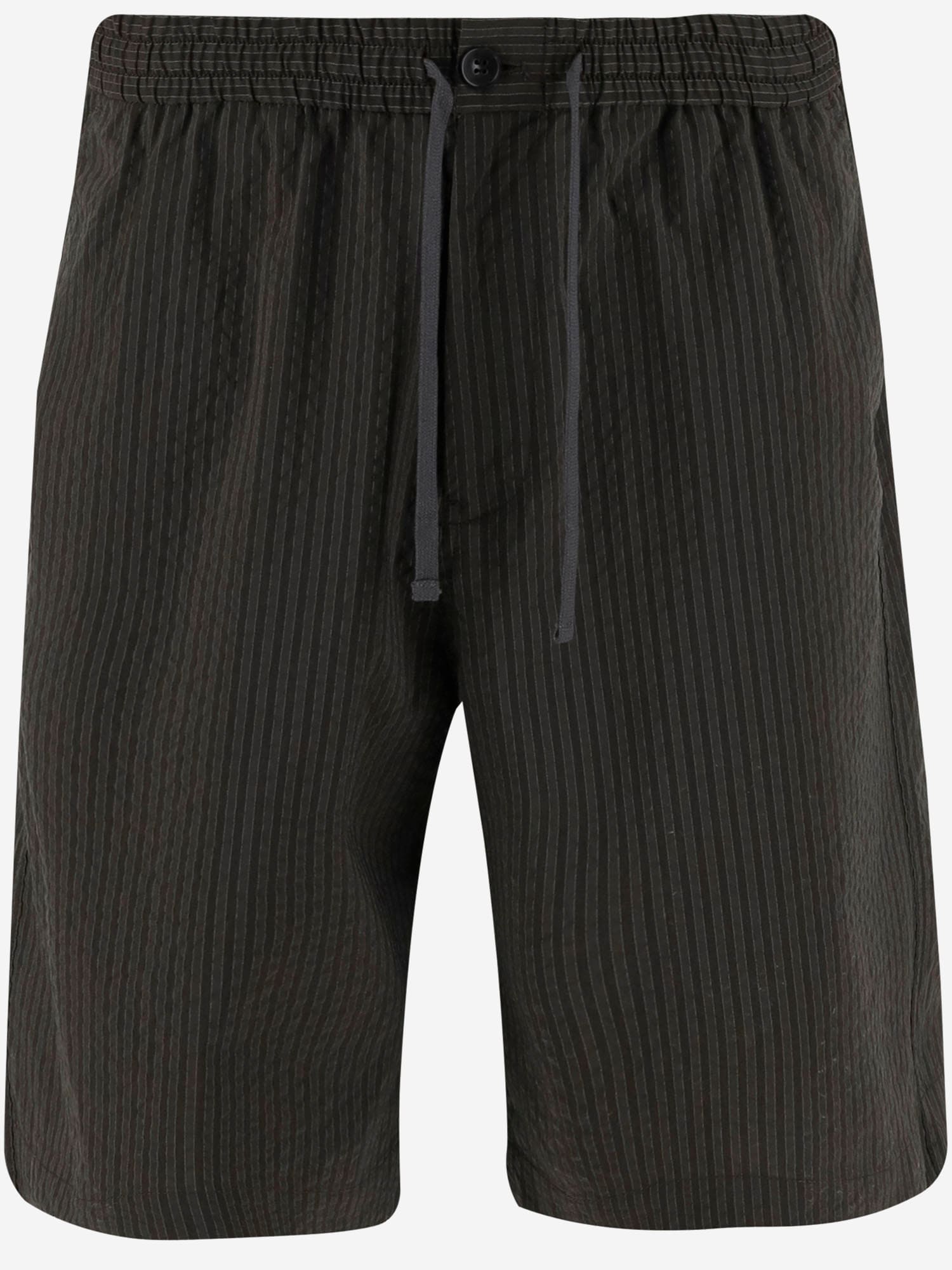 Striped Seersucker Shorts - Maison Kitsuné - Modalova