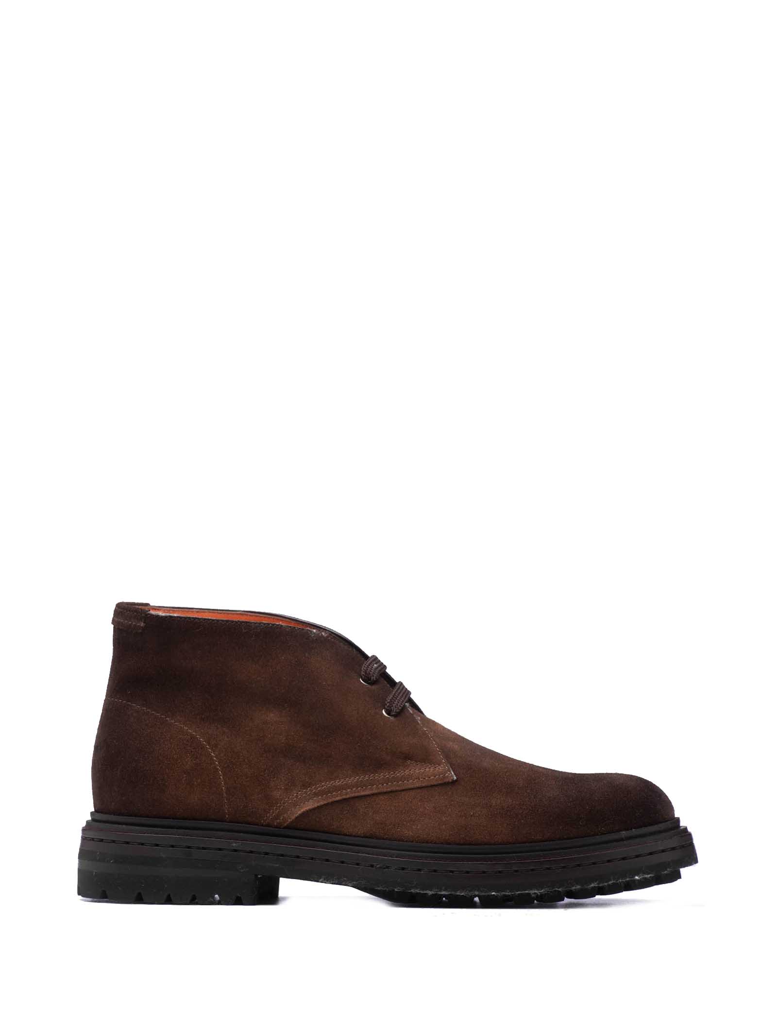Santoni Santoni 1^ Linea Suede Ankle Boots