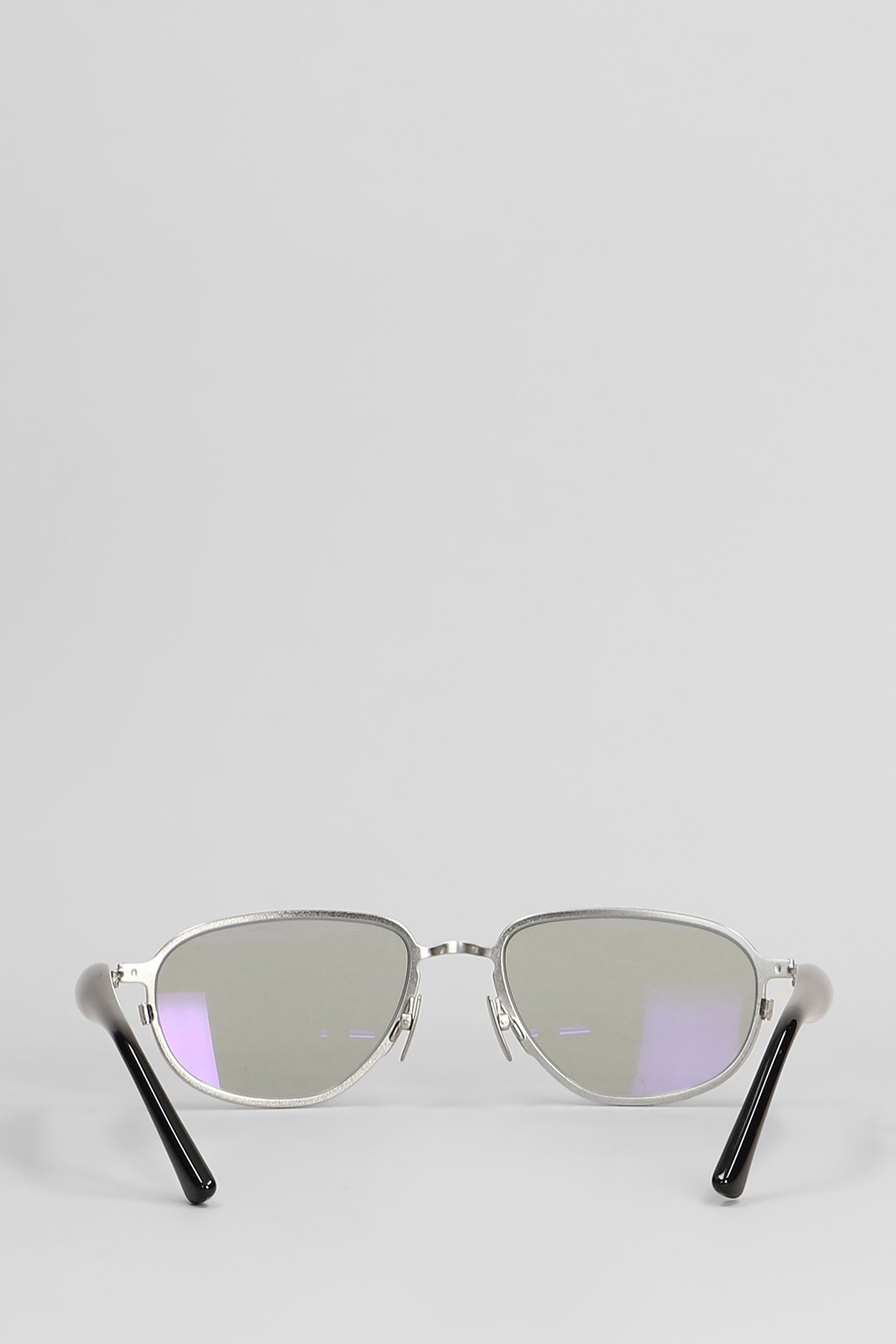 Kuboraum J71 Sunglasses In Grey Metal Alloy In Gray