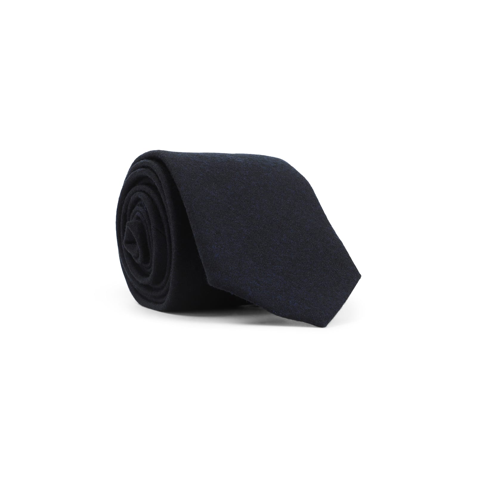 Canali Flannel Tie In Gold