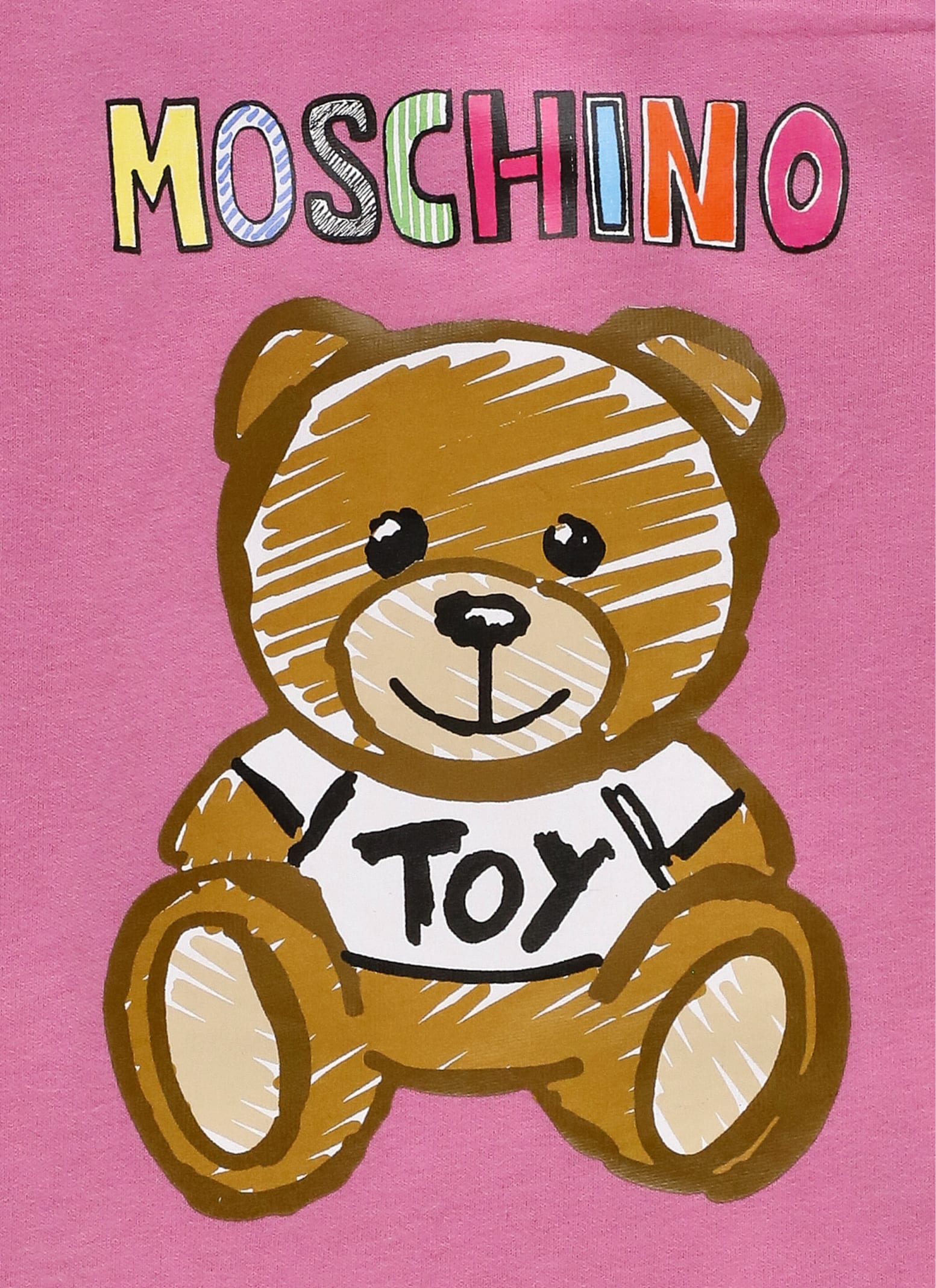 Shop Moschino Teddy Bear T-shirt In Pink