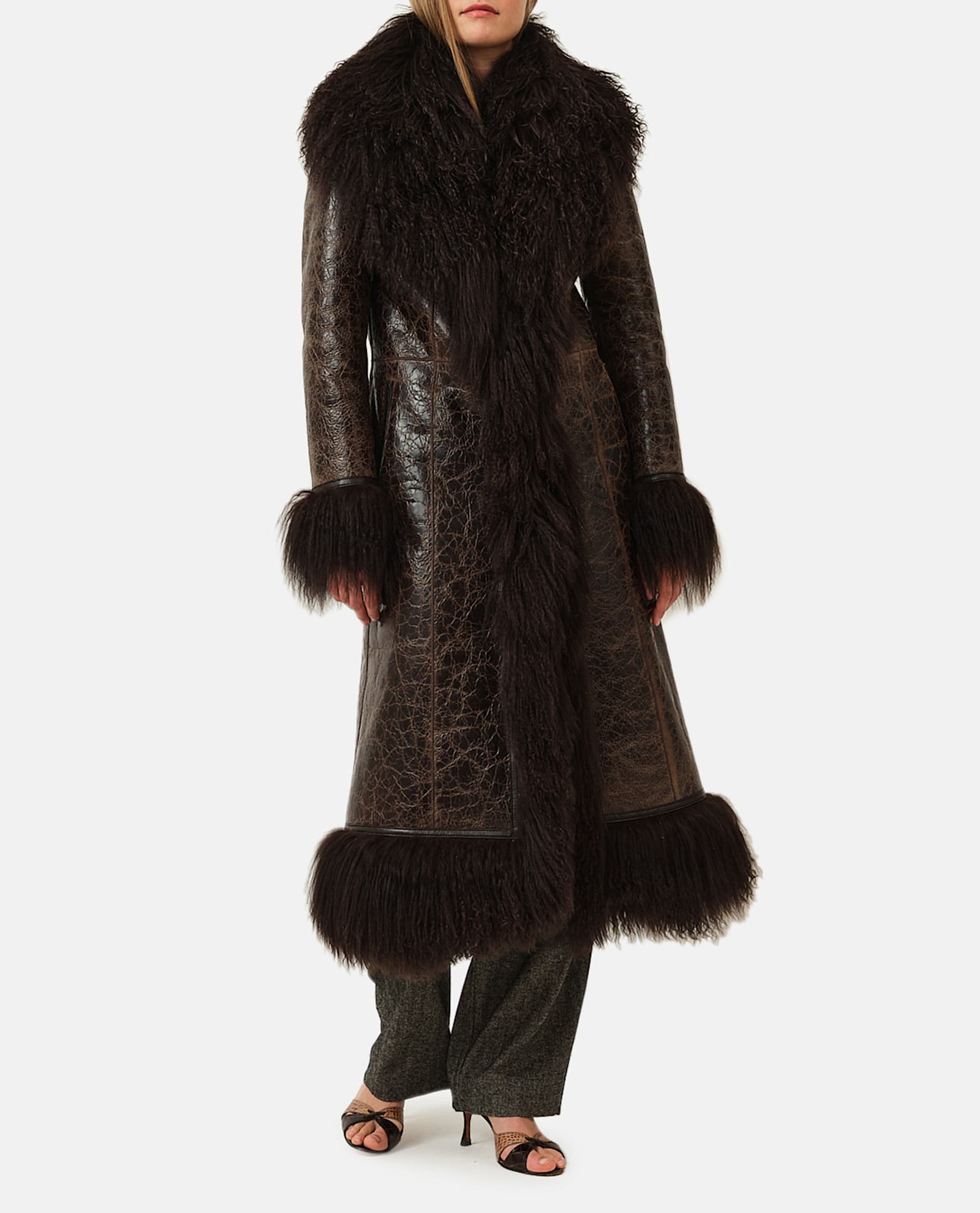 Shop Saks Potts Bonna Coat In Brown