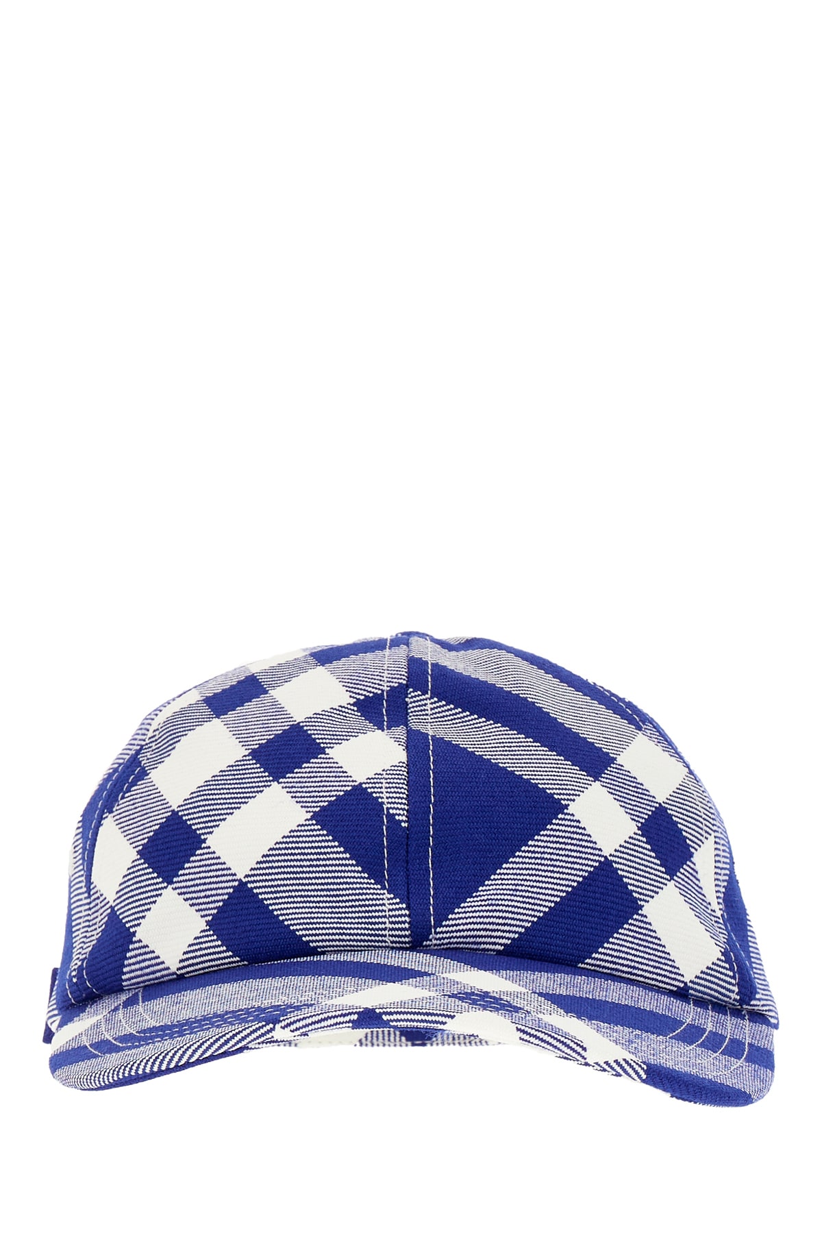 Shop Burberry Embroidered Polyester Blend Baseball Cap In Knight Ip Check