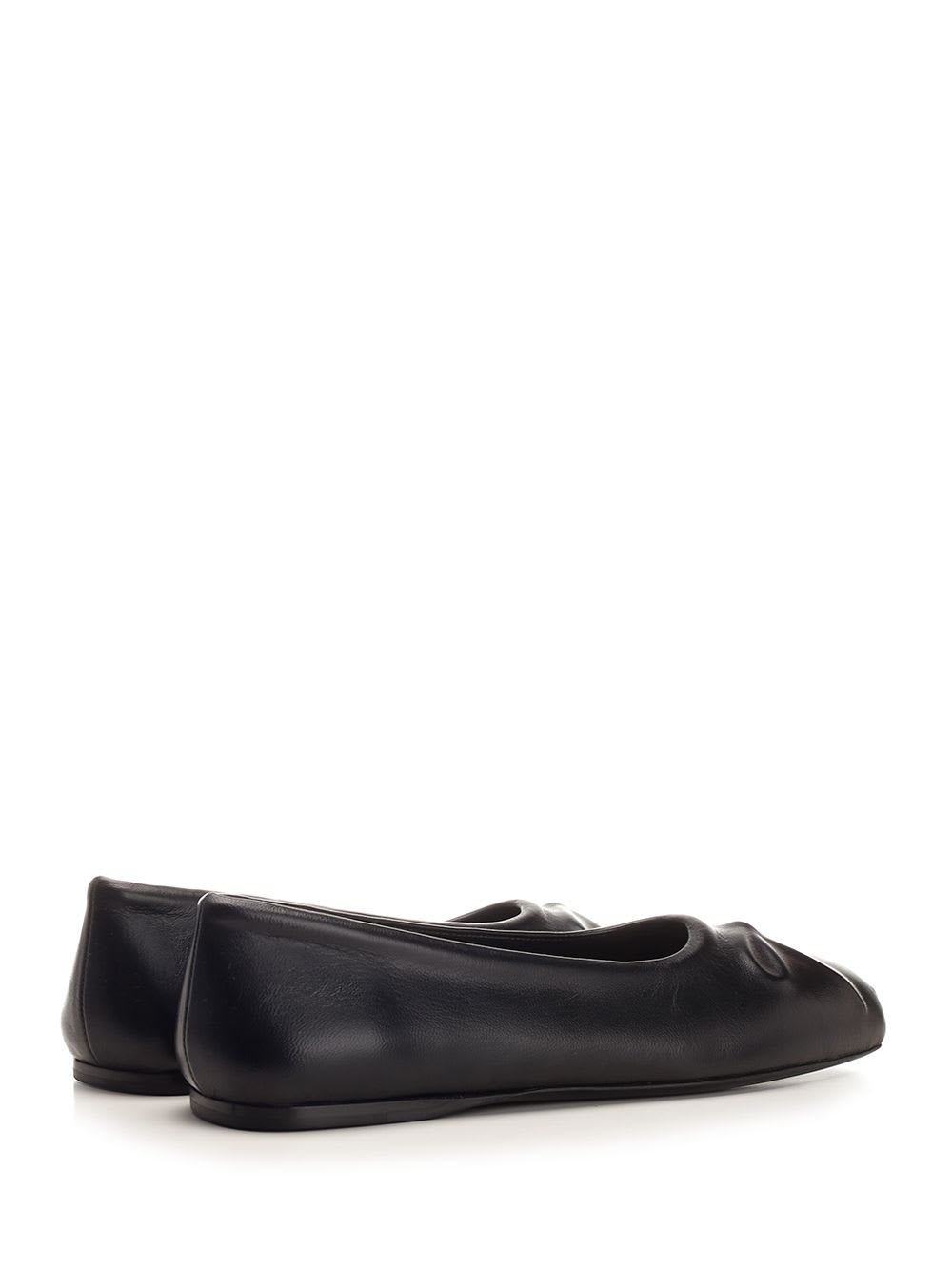 Shop Marni Little Bow Ballerinas In Black