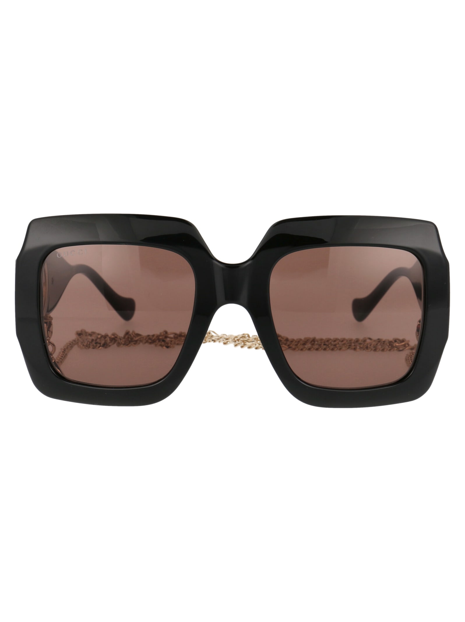 Shop Gucci Gg1022s Sunglasses In 005 Black Black Brown