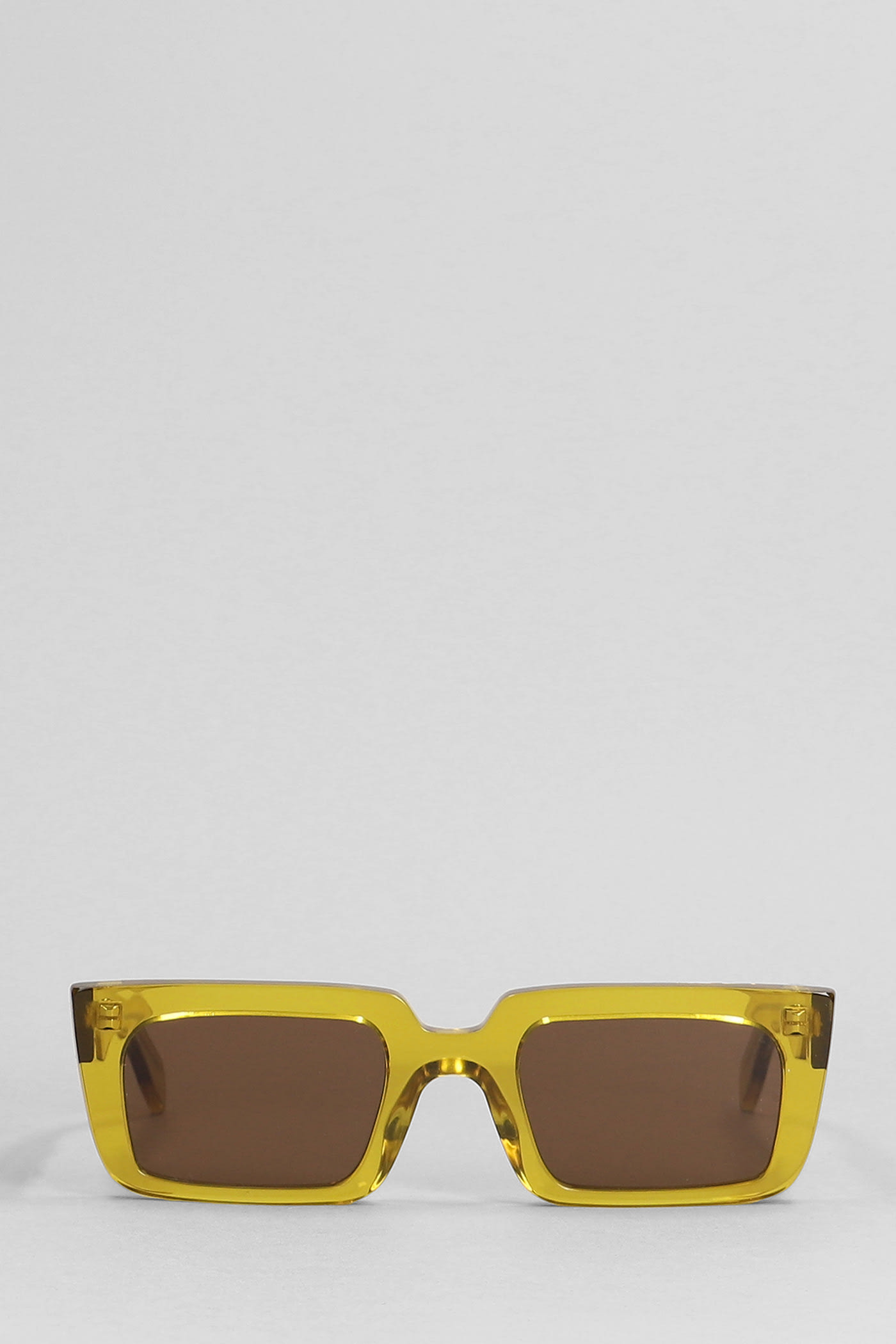 SÉFR SUNGLASSES IN YELLOW ACRYLIC