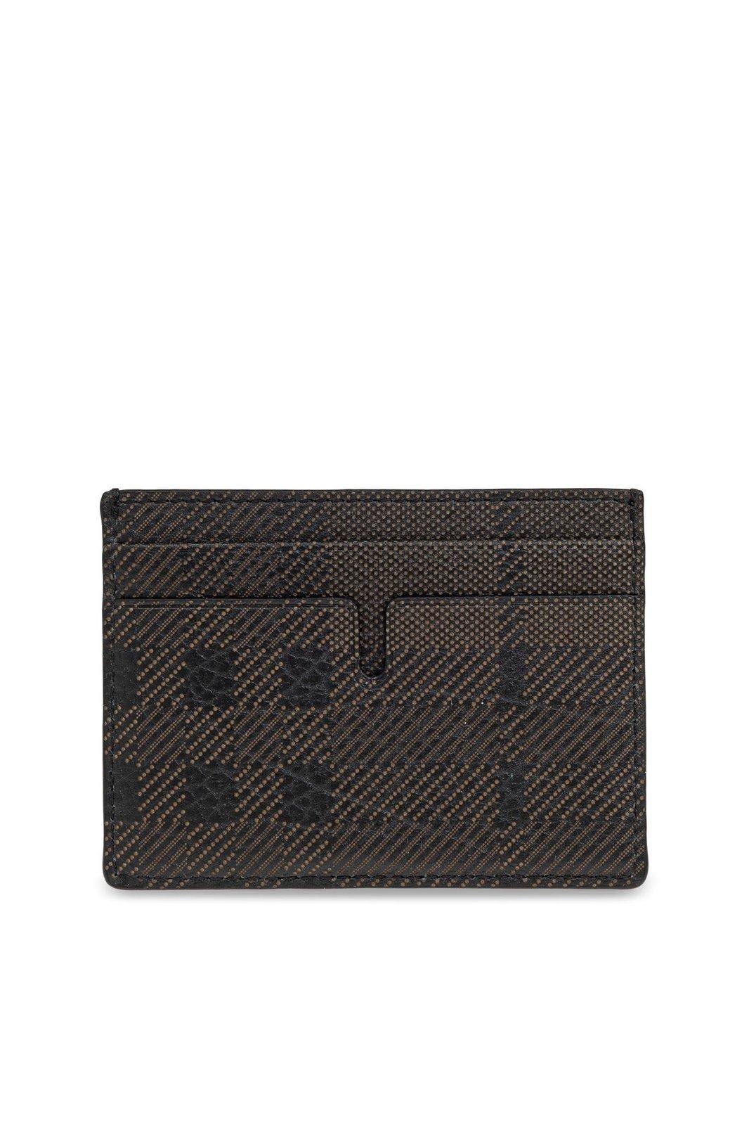 Burberry B-shield Card Holder In Multicolour