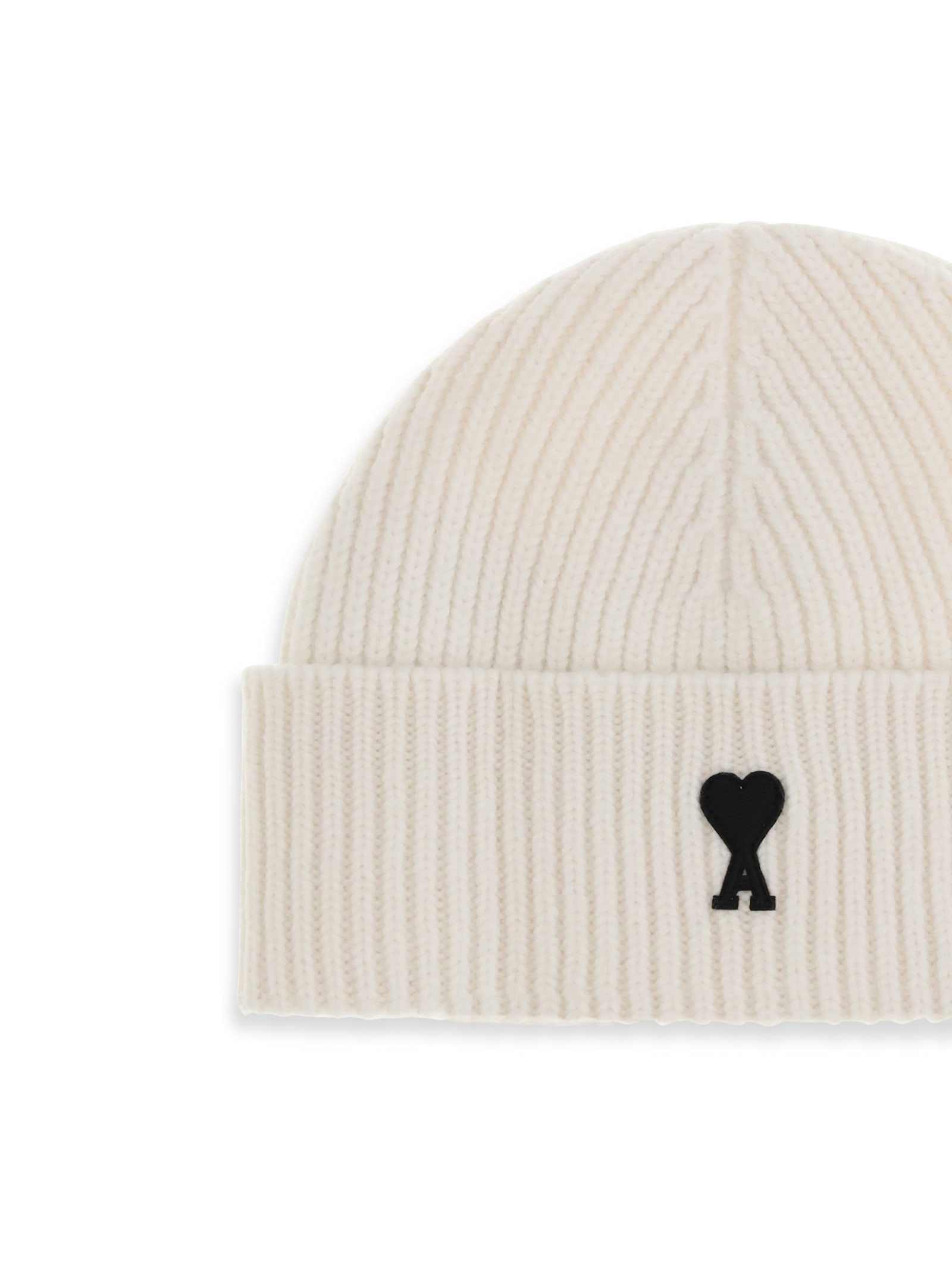 Ami Alexandre Mattiussi Ami Paris Men Ami De Coeur Beanie Hat