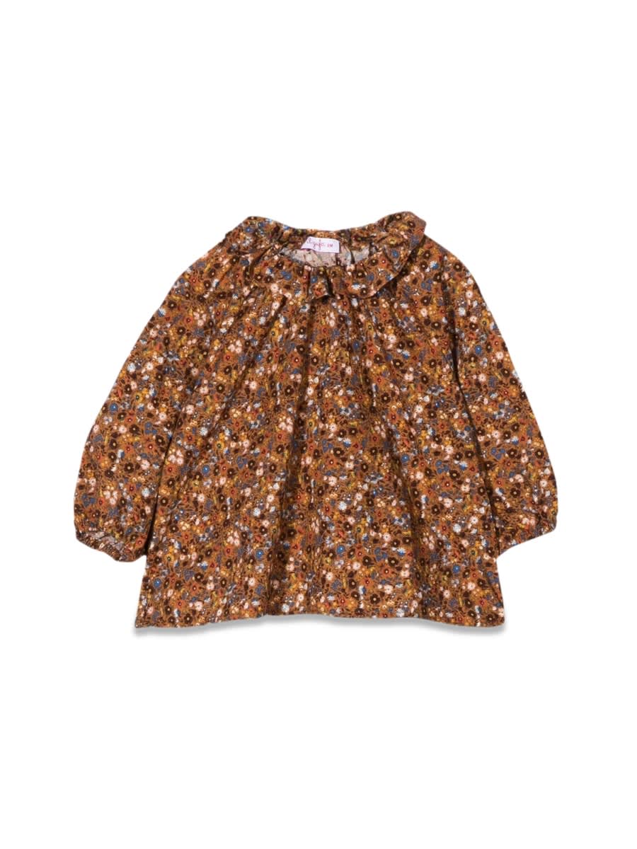 Il Gufo Shirt M/l Flowers In Multicolour