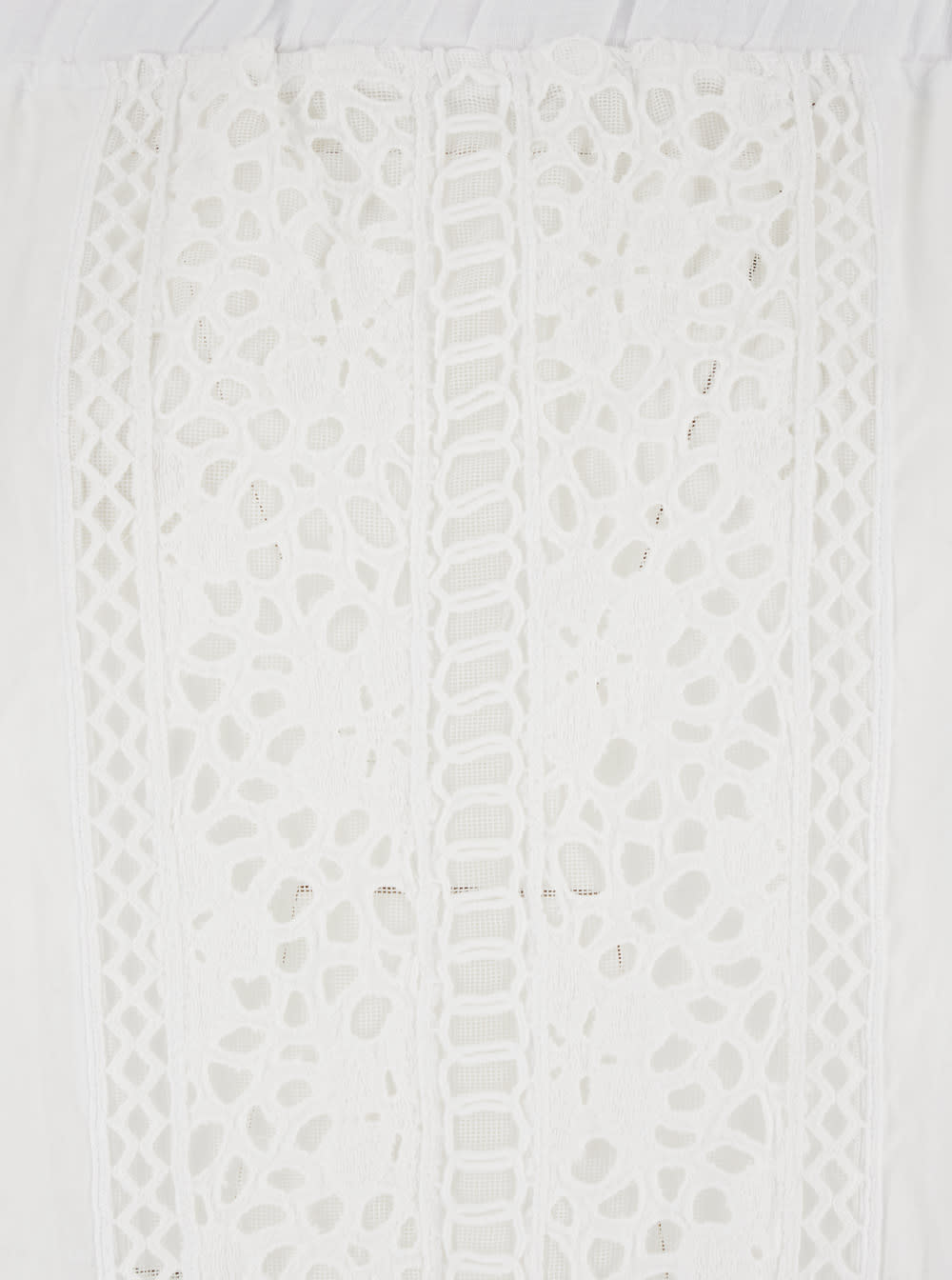 Shop Temptation Positano White Embroidered Blouse In Linen Woman