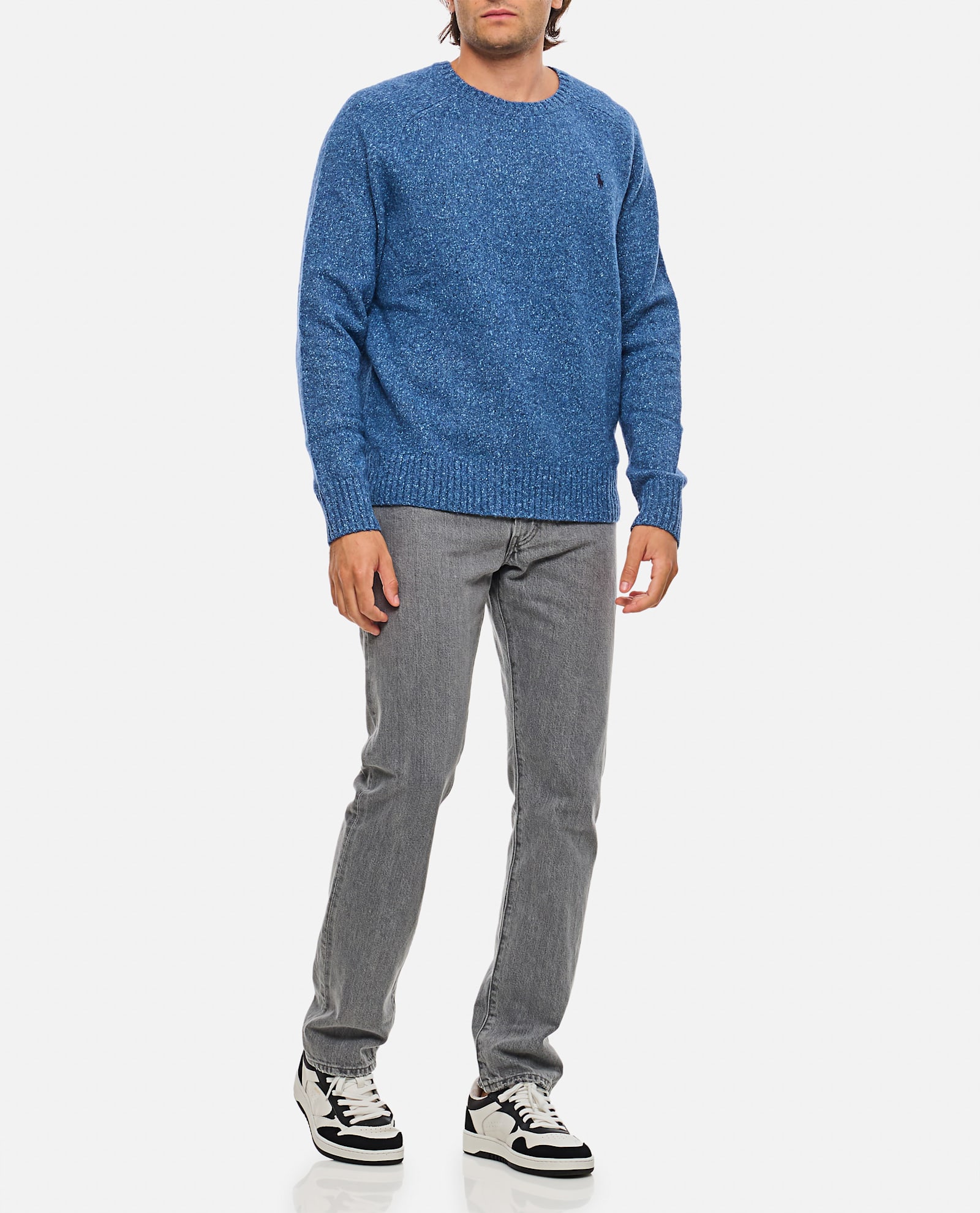 Shop Polo Ralph Lauren Pullover In Clear Blue