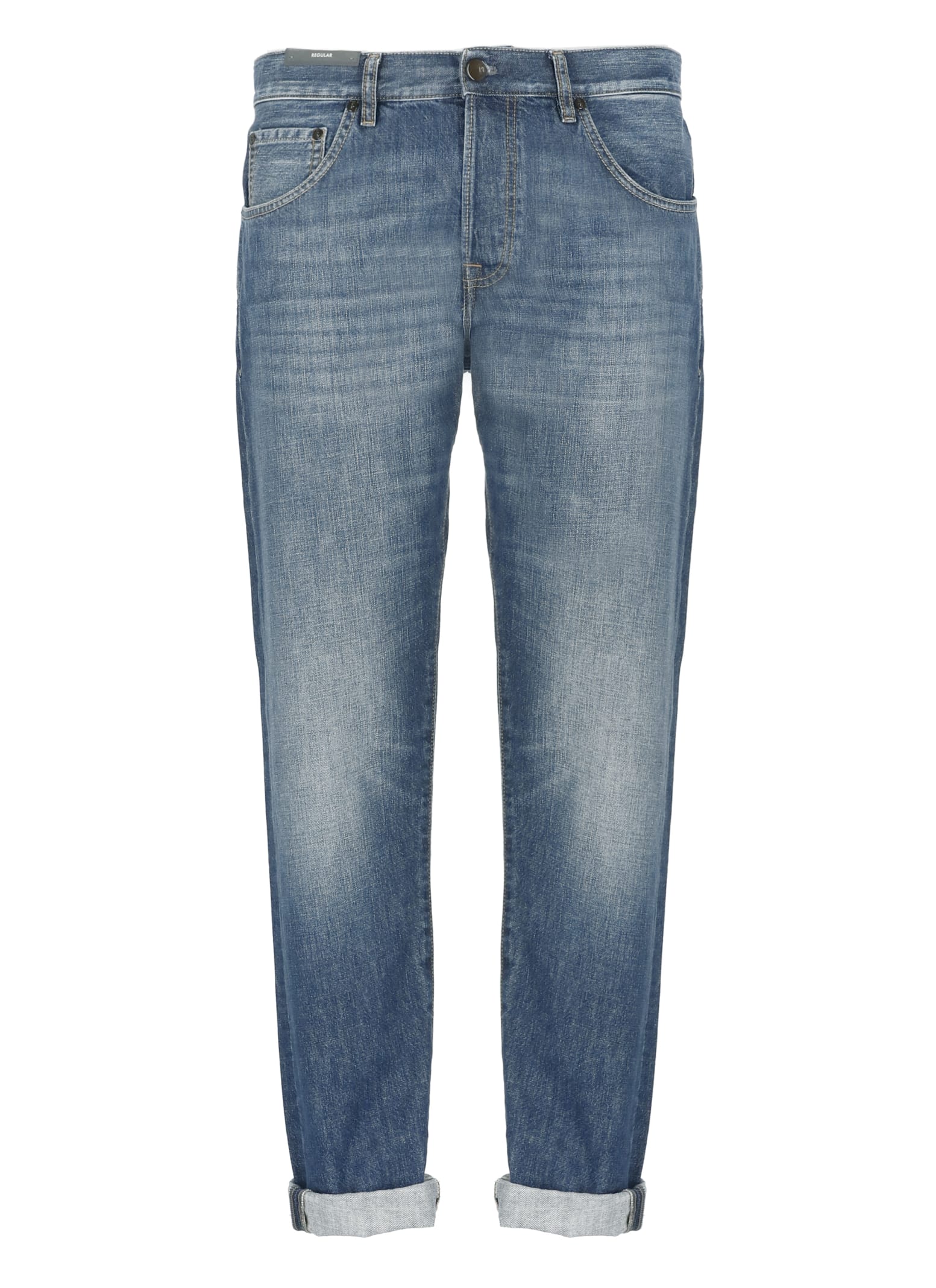 Shop Pt Torino Cotton Jeans In Blue