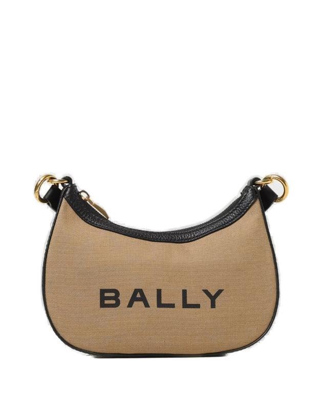 Bally Bar Ellipse Logo Printed Crossbody Bag