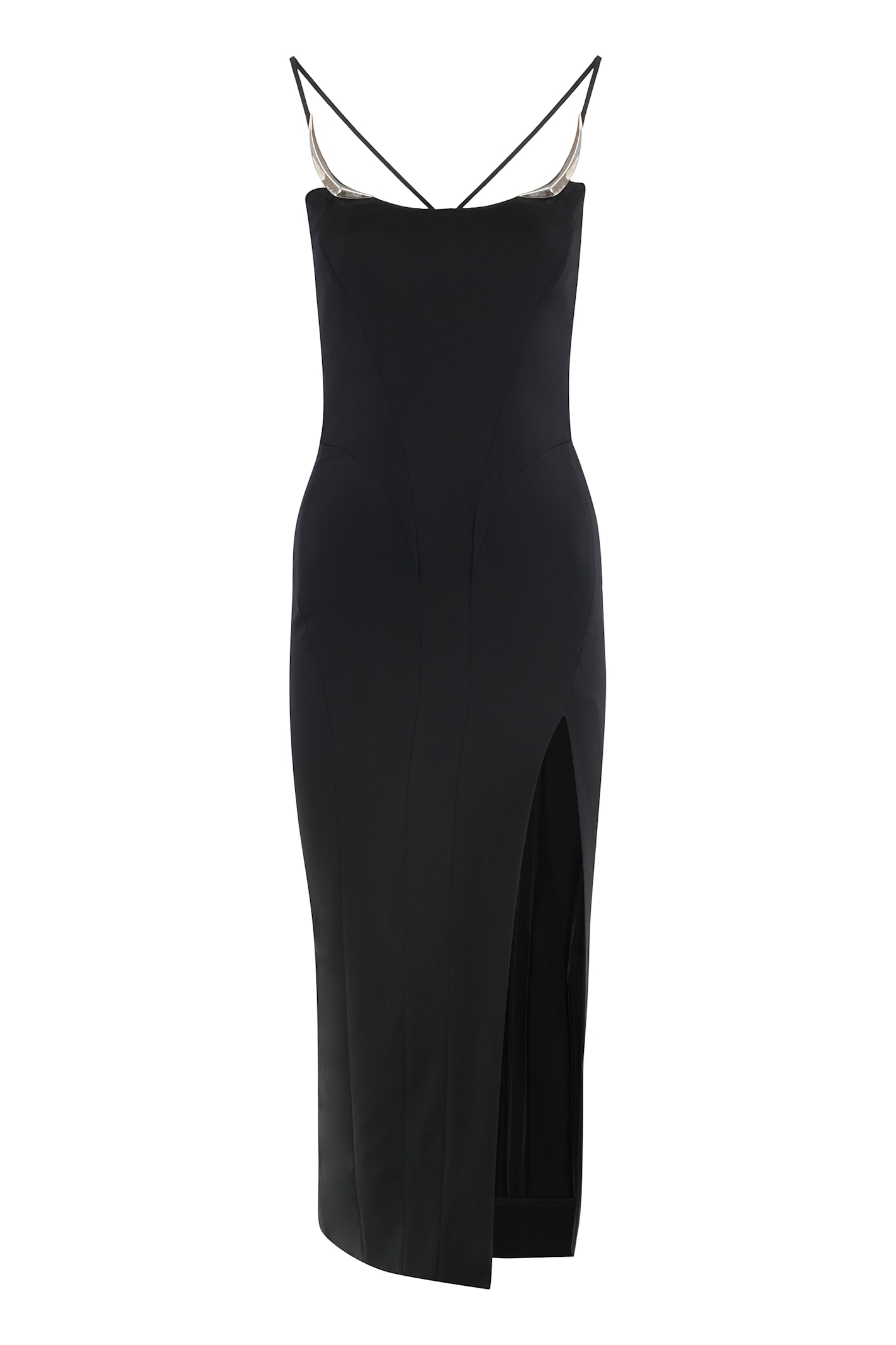 Mugler Stretch Viscose Dress