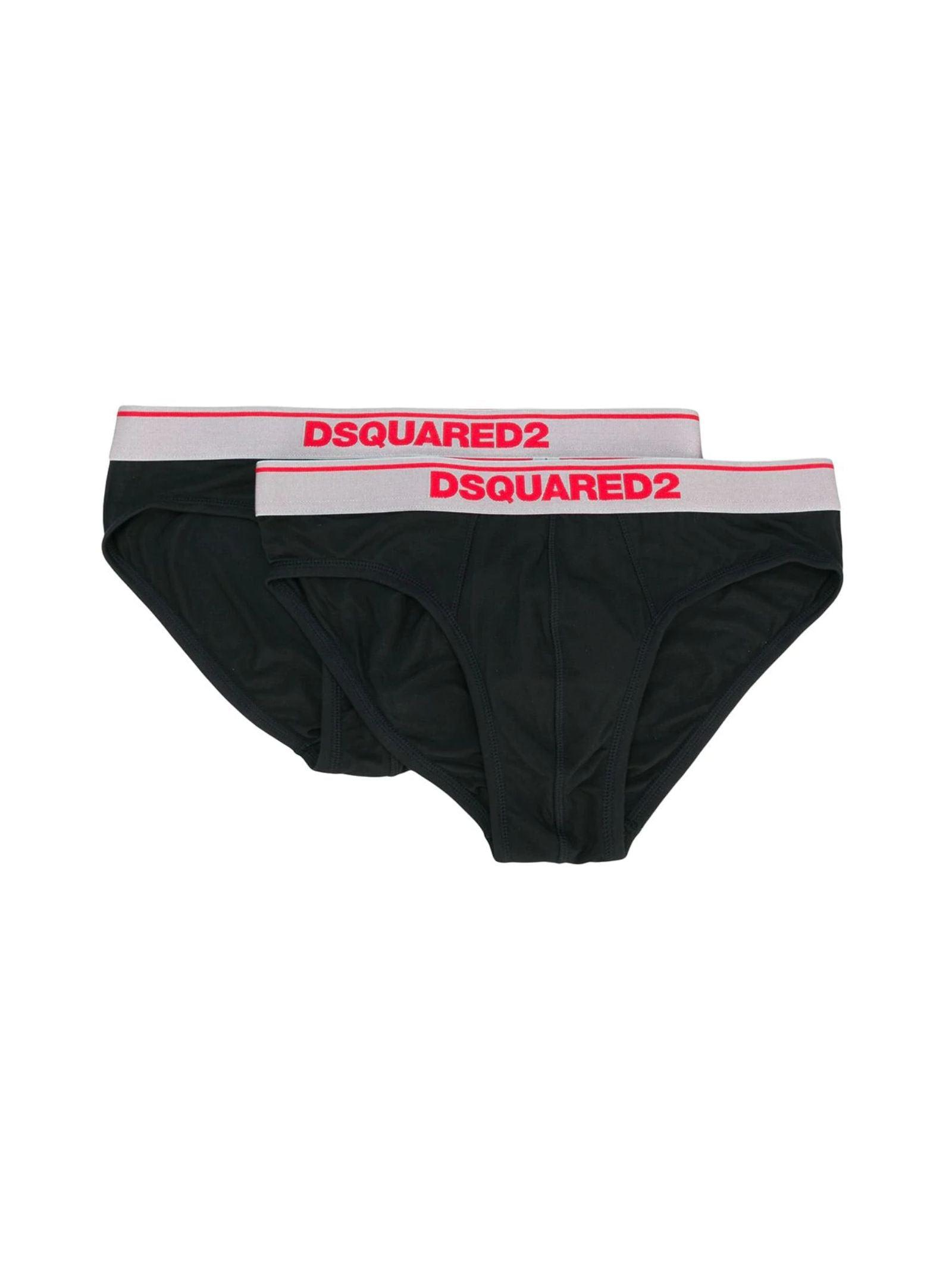 Dsquared2 Logo Band Two-pack Briefs