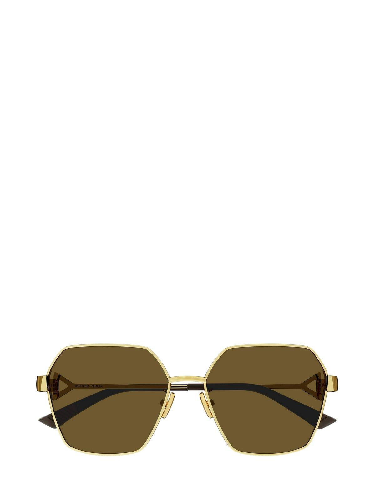 BOTTEGA VENETA GEOMETRIC FRAME SUNGLASSES SUNGLASSES