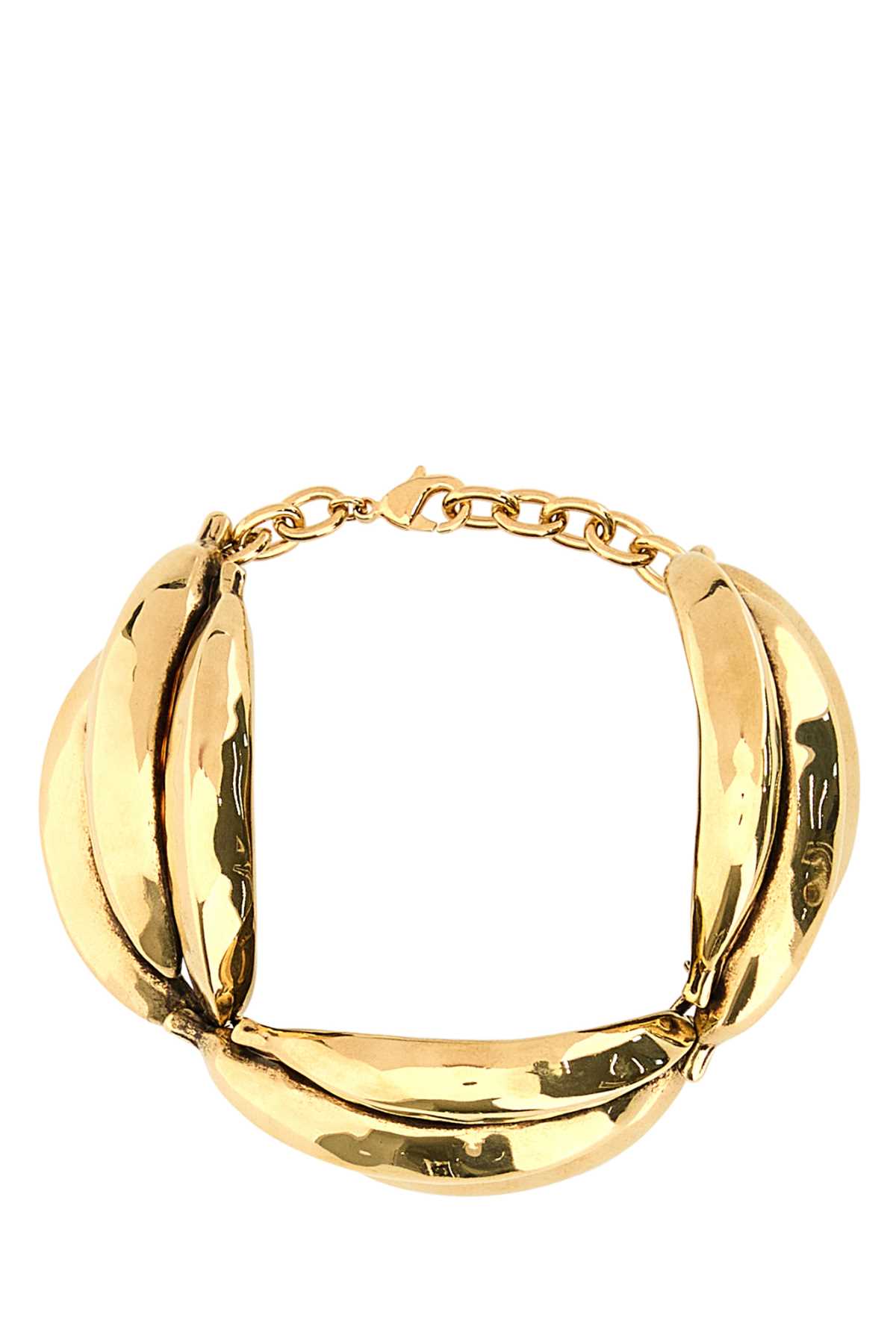 Shop Chloé Gold Metal Chloã© Banana Bracelet In Vintagegold