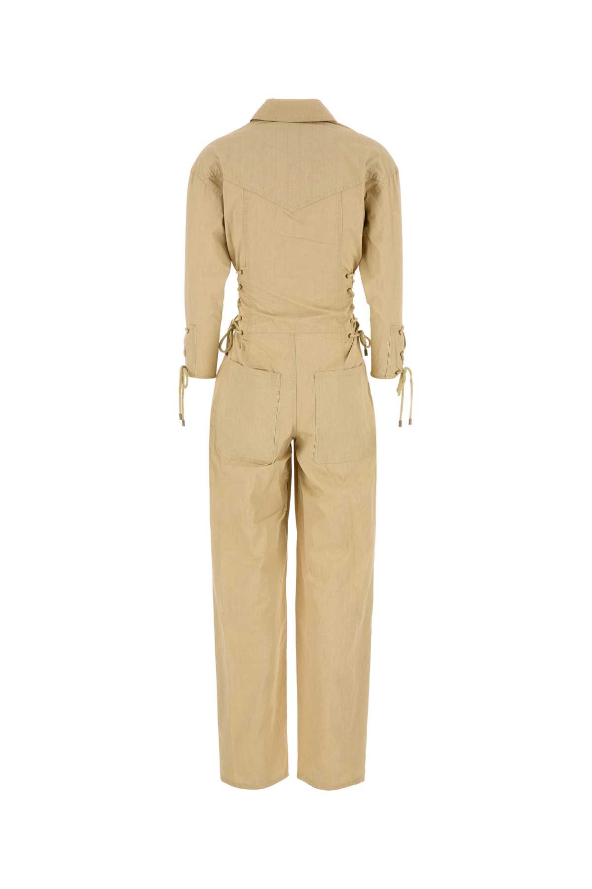 Isabel Marant Beige Cotton Irianna Jumpsuit