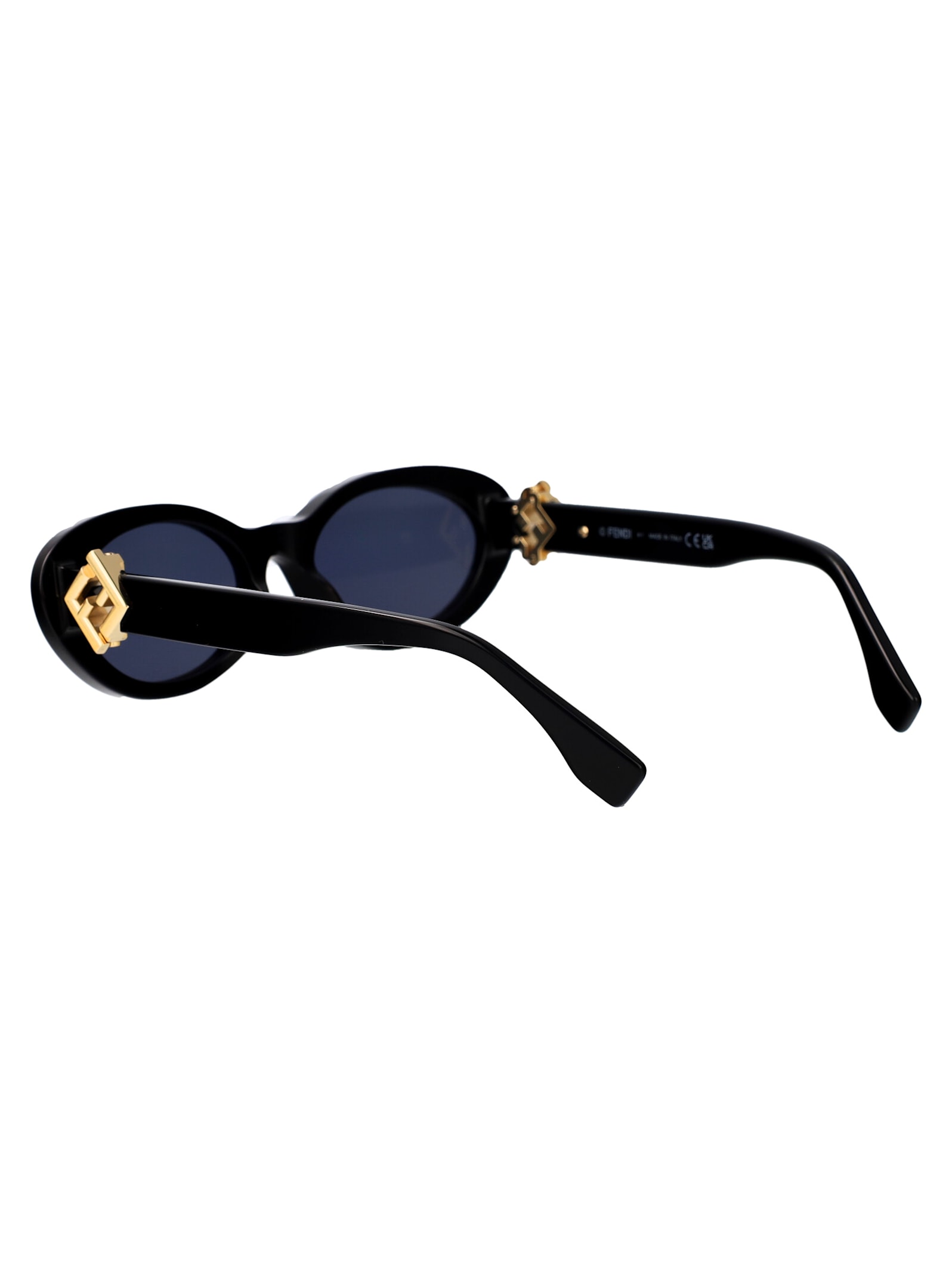 Shop Fendi Ff Diamonds Sunglasses In Black