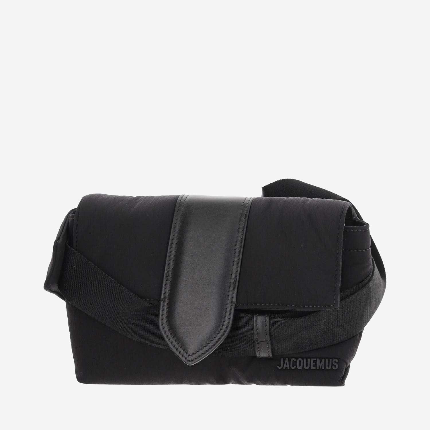 Shop Jacquemus Pouch La Banana Bambino In Black