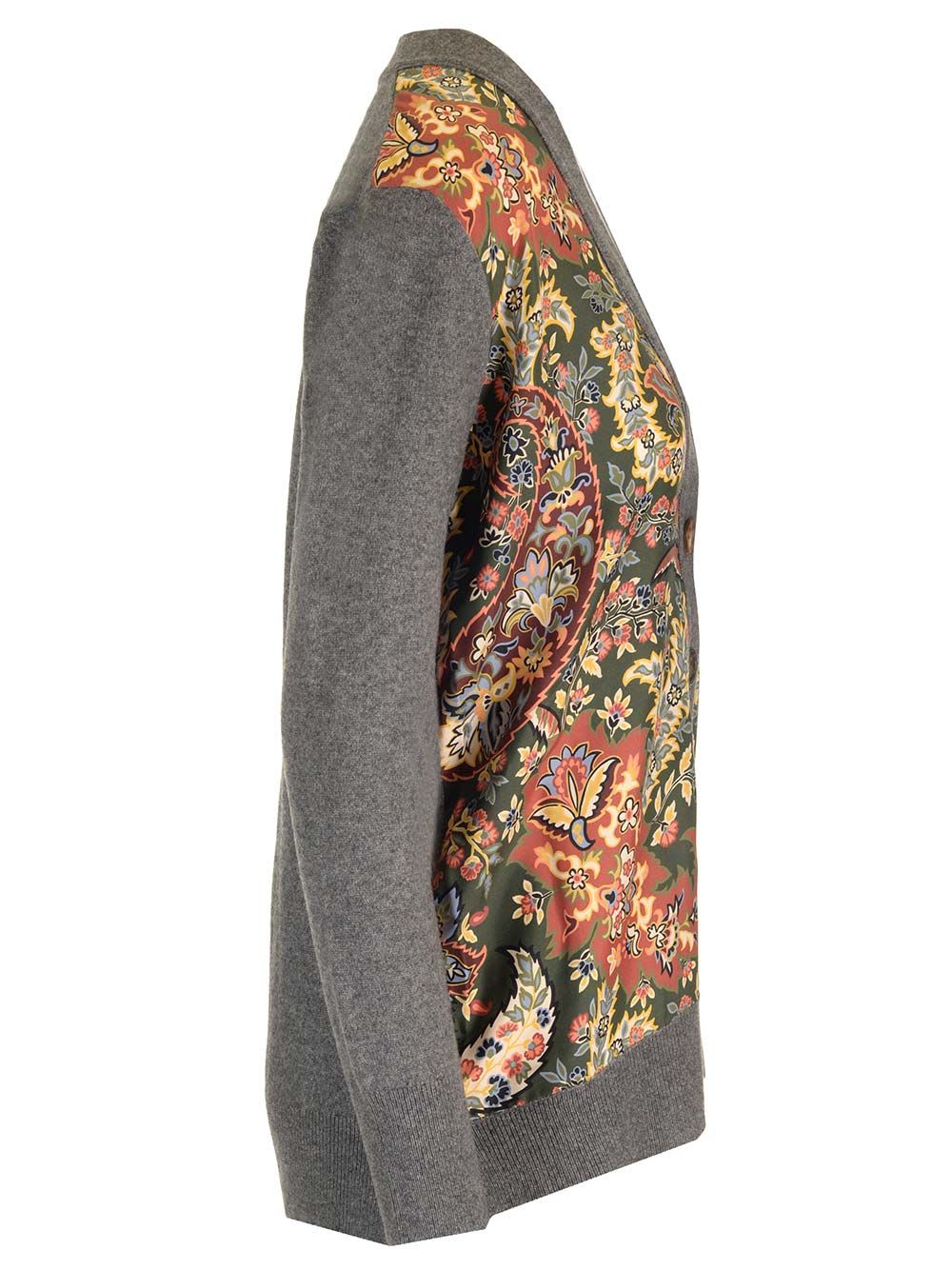 ETRO PAISLEY PRINT CARDIGAN 