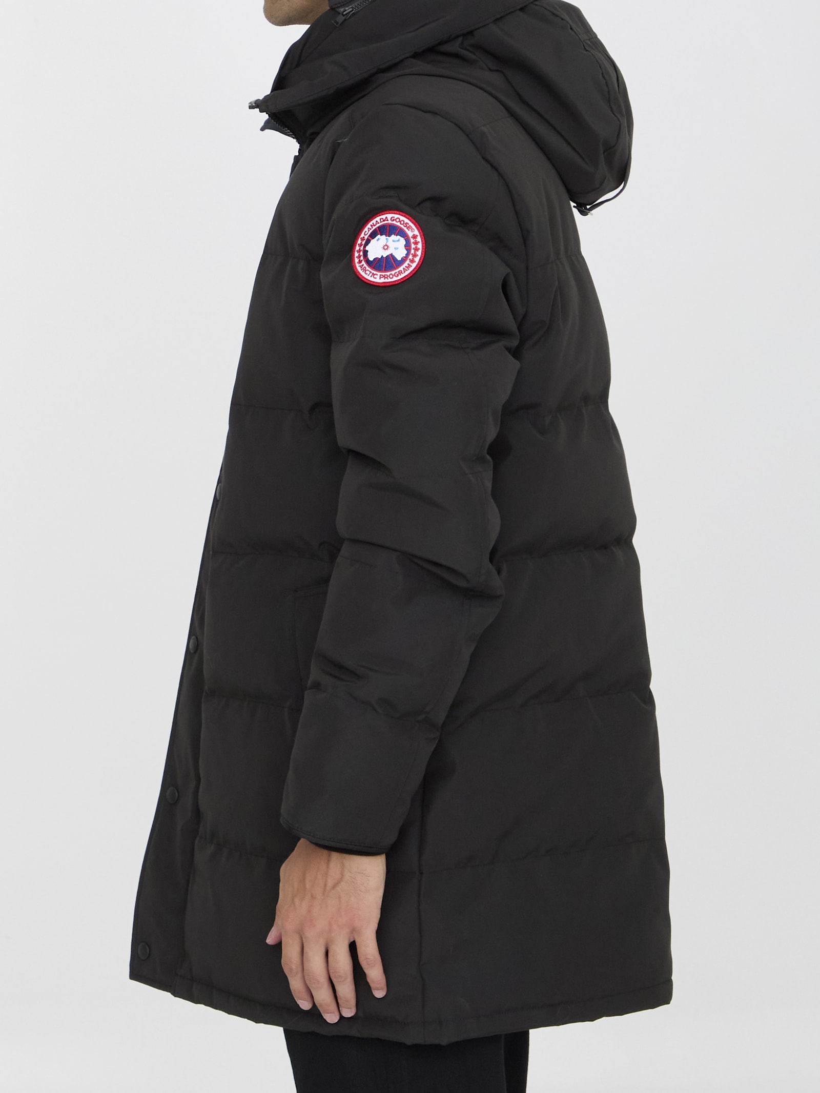 Shop Canada Goose Carson Down Jacket In Black