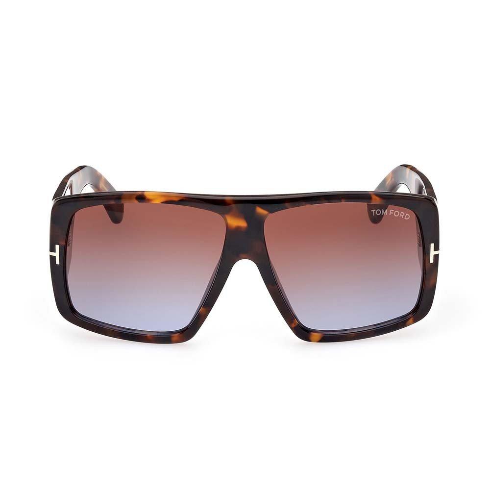 Shop Tom Ford Raven Square Frame Sunglasses In 56f