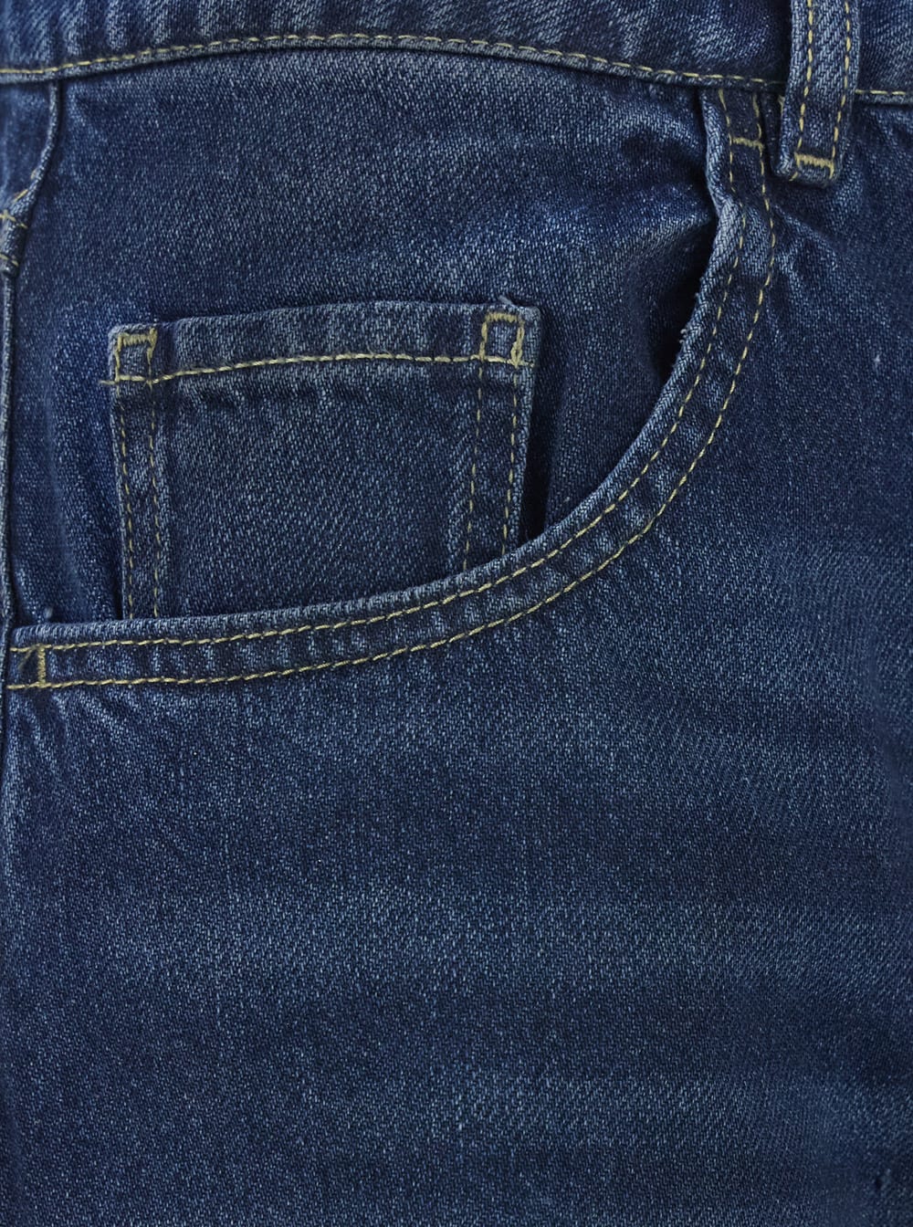 Icon Denim Poppy Blue Jeans With Logo Patch On The Rear And Belt Loops In Denim Woman In Blue