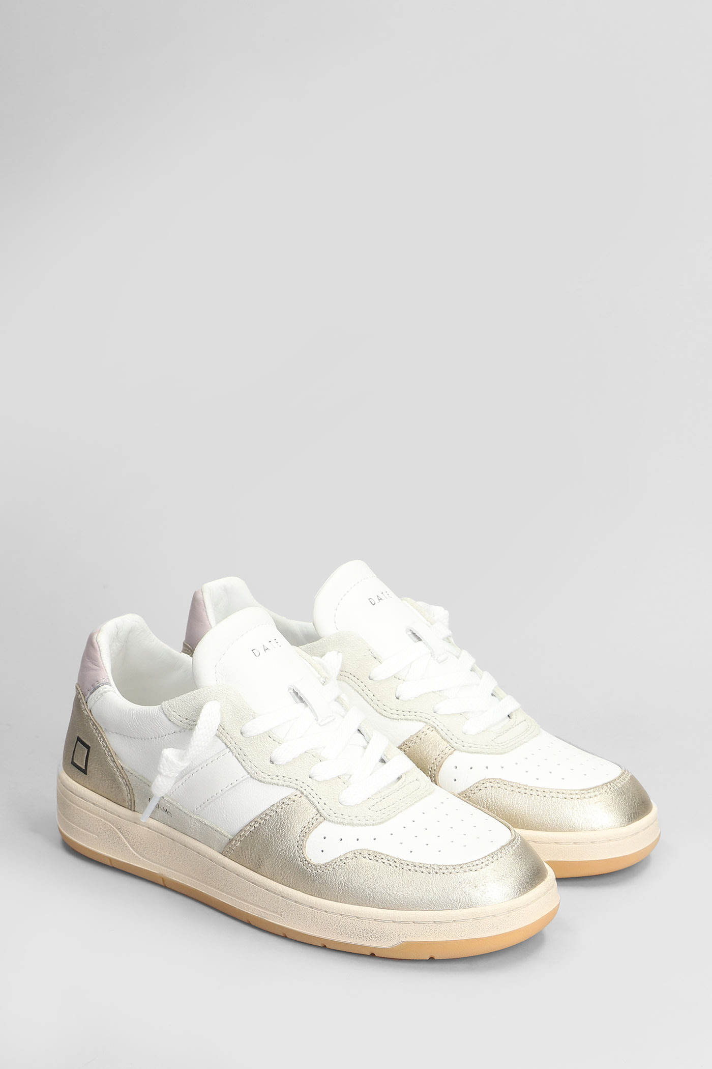 Shop Date Court 2.0 Sneakers In White Leather